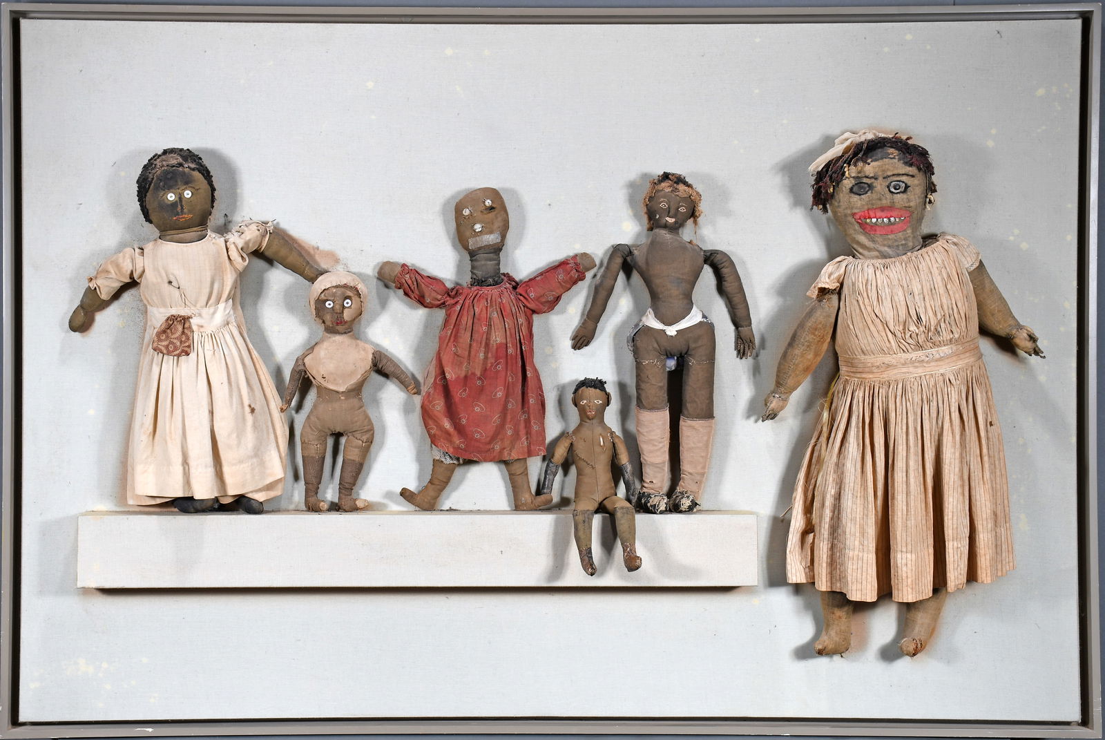 Early Collection of African American Stylized Dolls. (1 of 7)