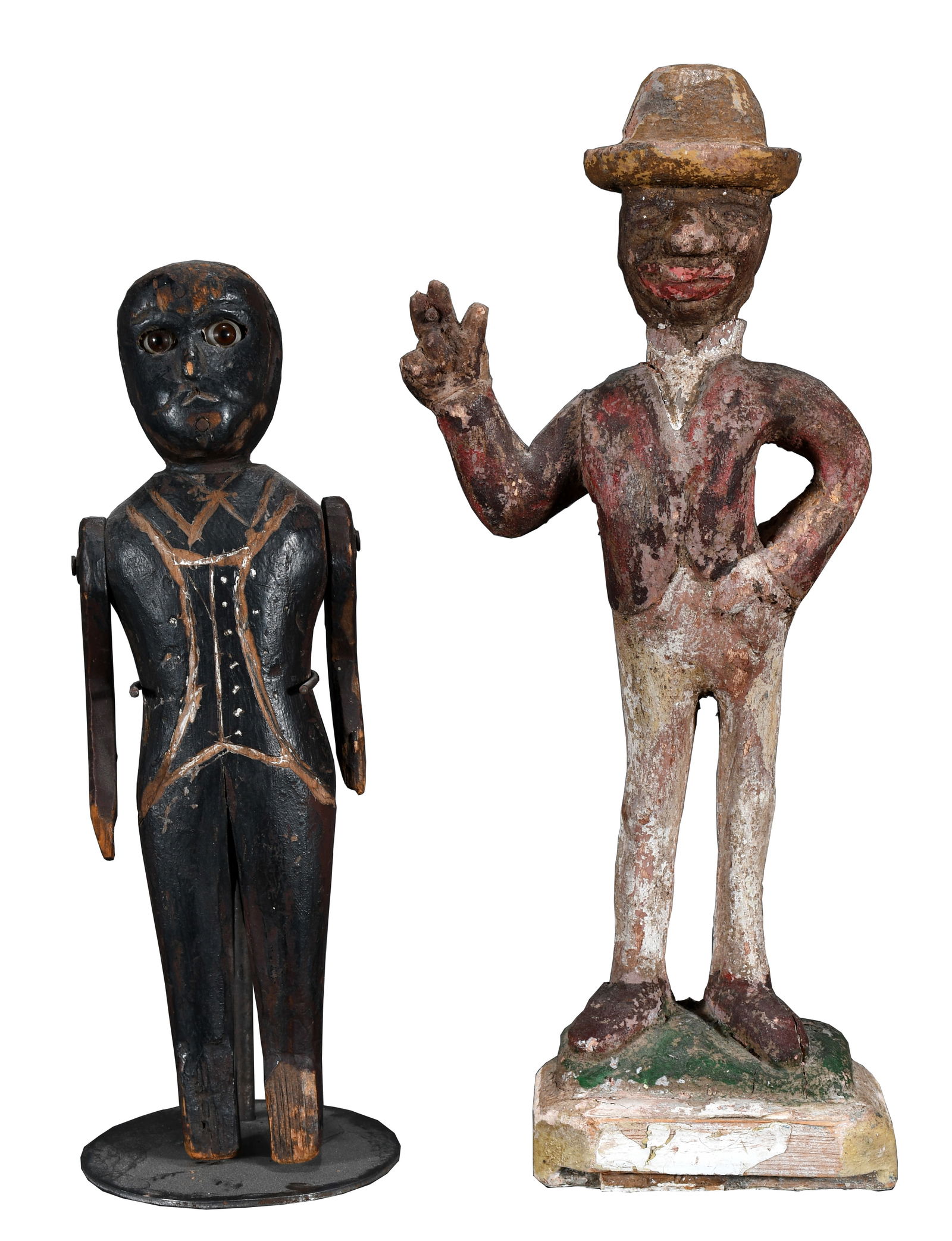 Anonymous. Two Black Figures. (1 of 8)