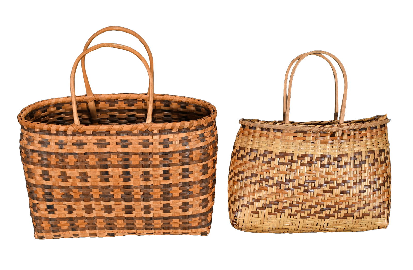 Pair of Cherokee Double-Handled Purses. (1 of 3)