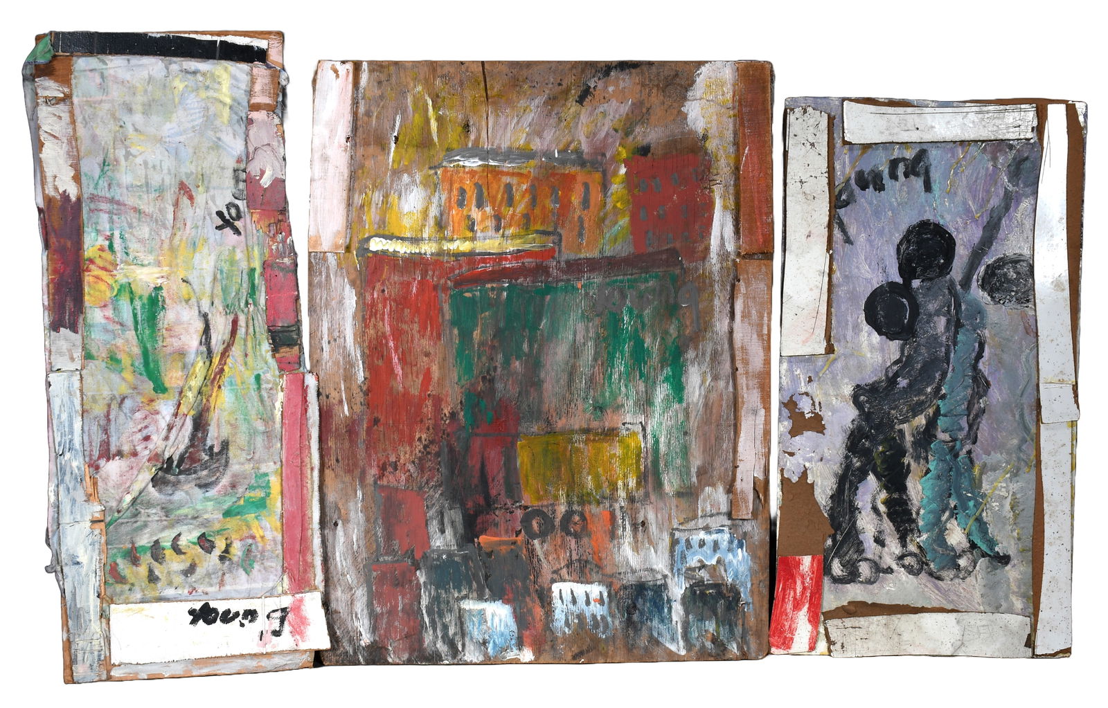 Purvis Young. Three Paintings. (1 of 7)