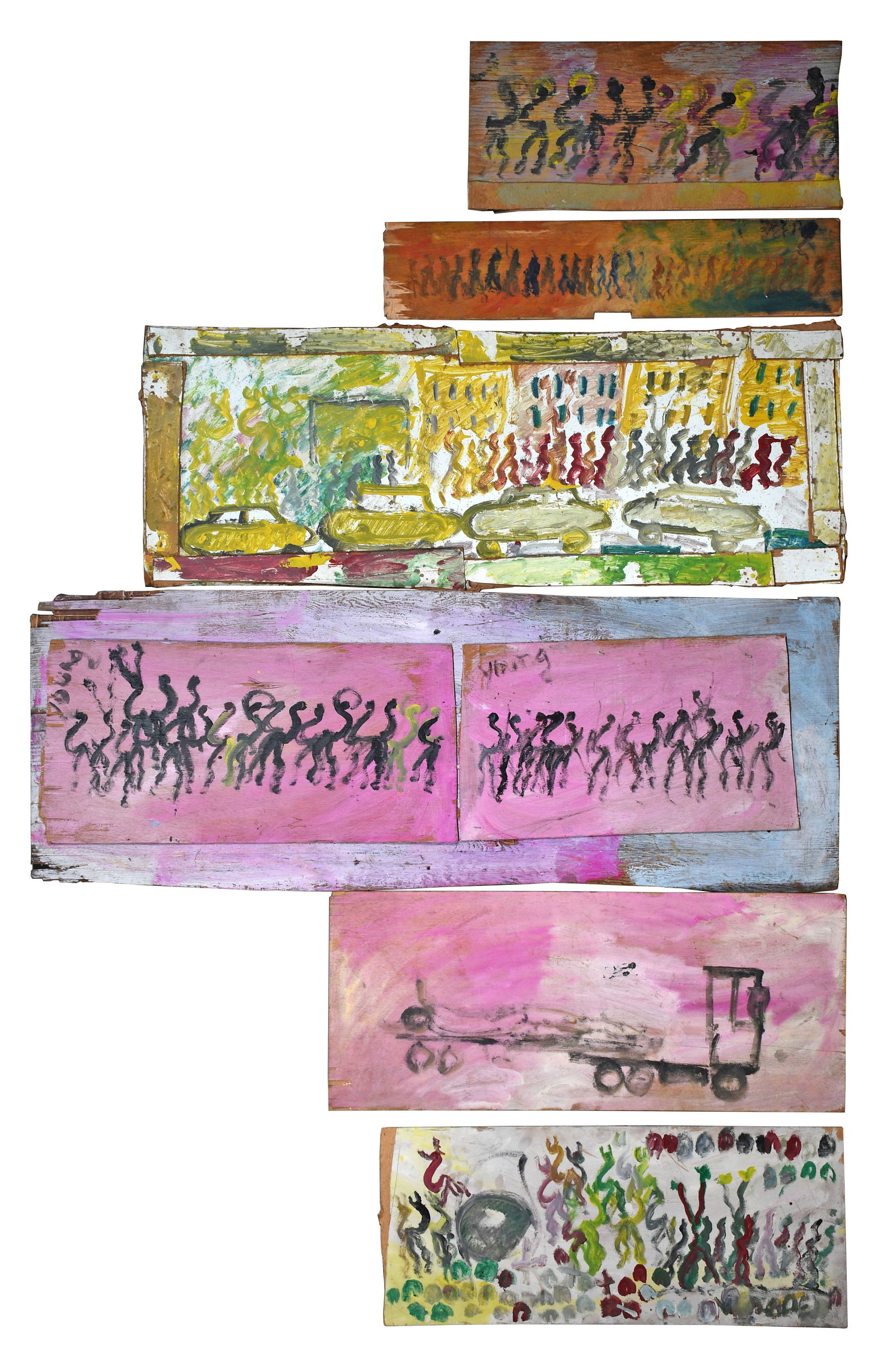 Purvis Young. Six Works. (1 of 4)