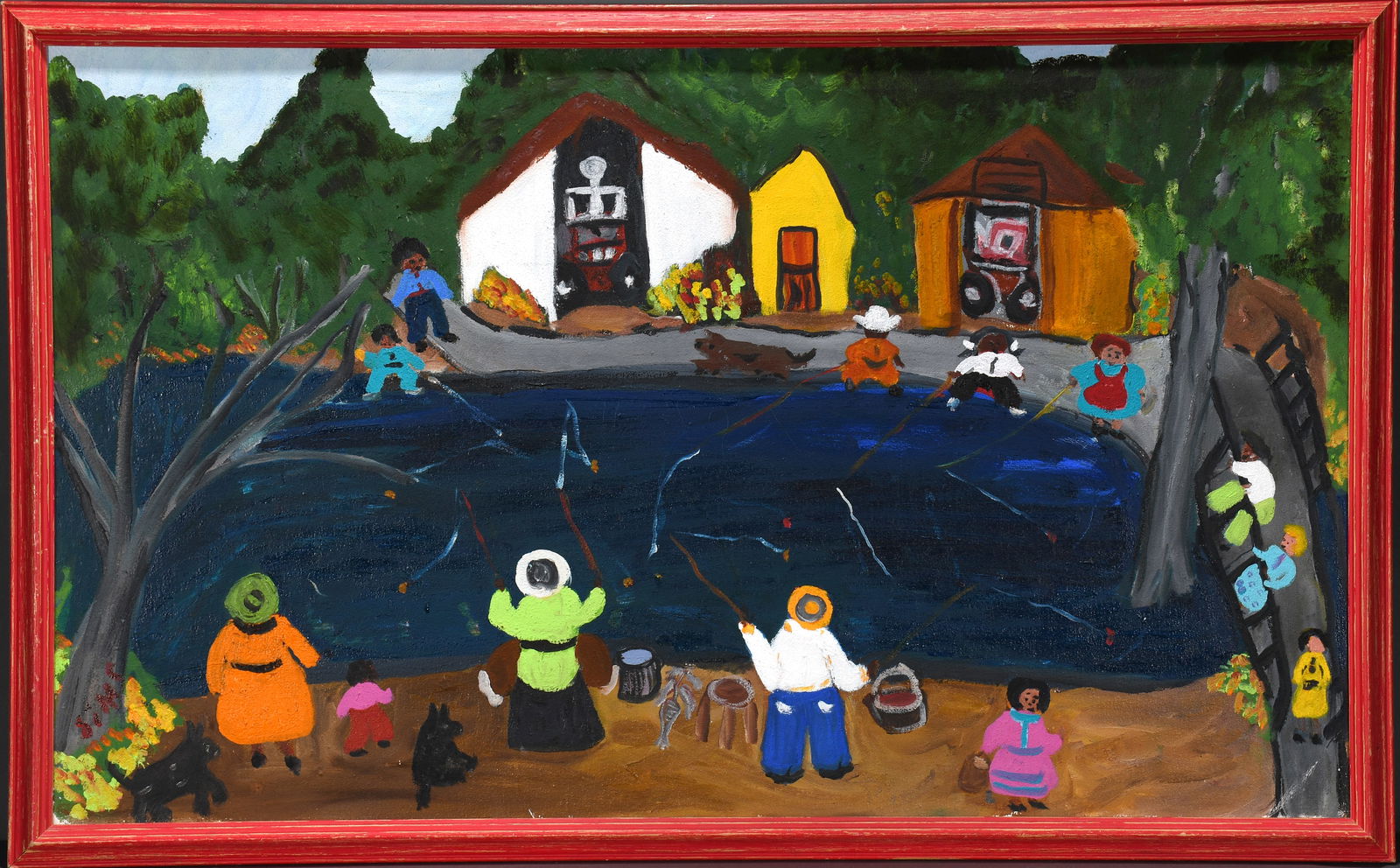 Bernice Sims. The Fishing Hole. (1 of 2)