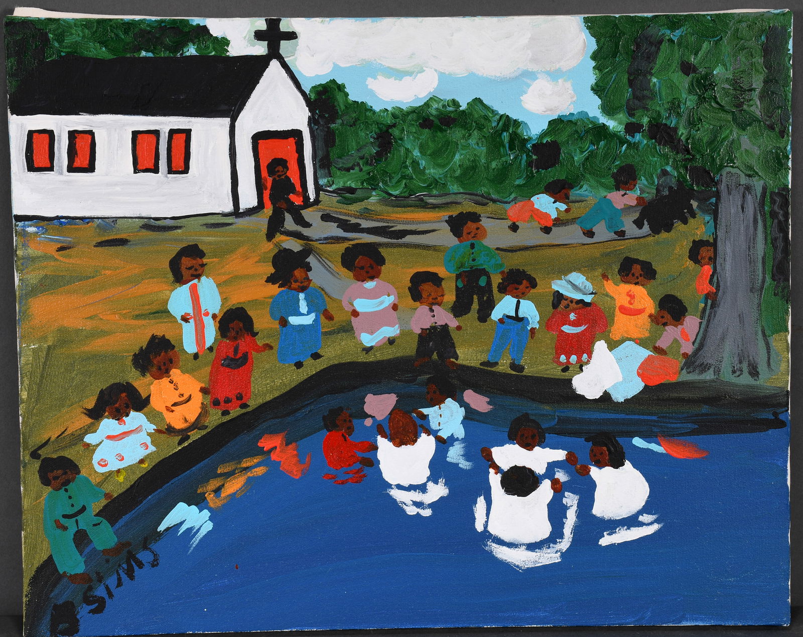 Bernice Sims. Baptism. (1 of 2)