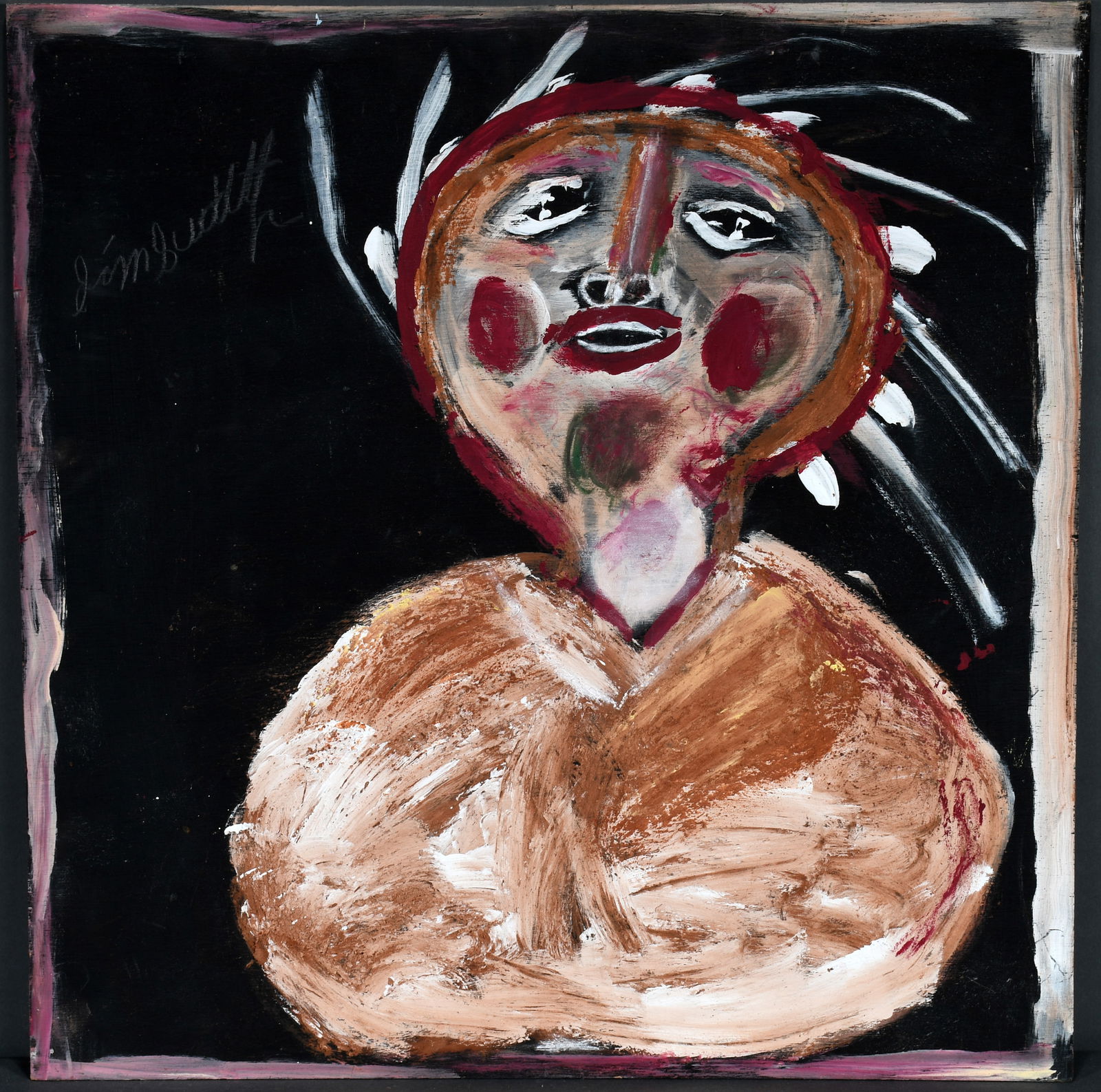 Jimmy Lee Sudduth. Indian Portrait. (1 of 2)