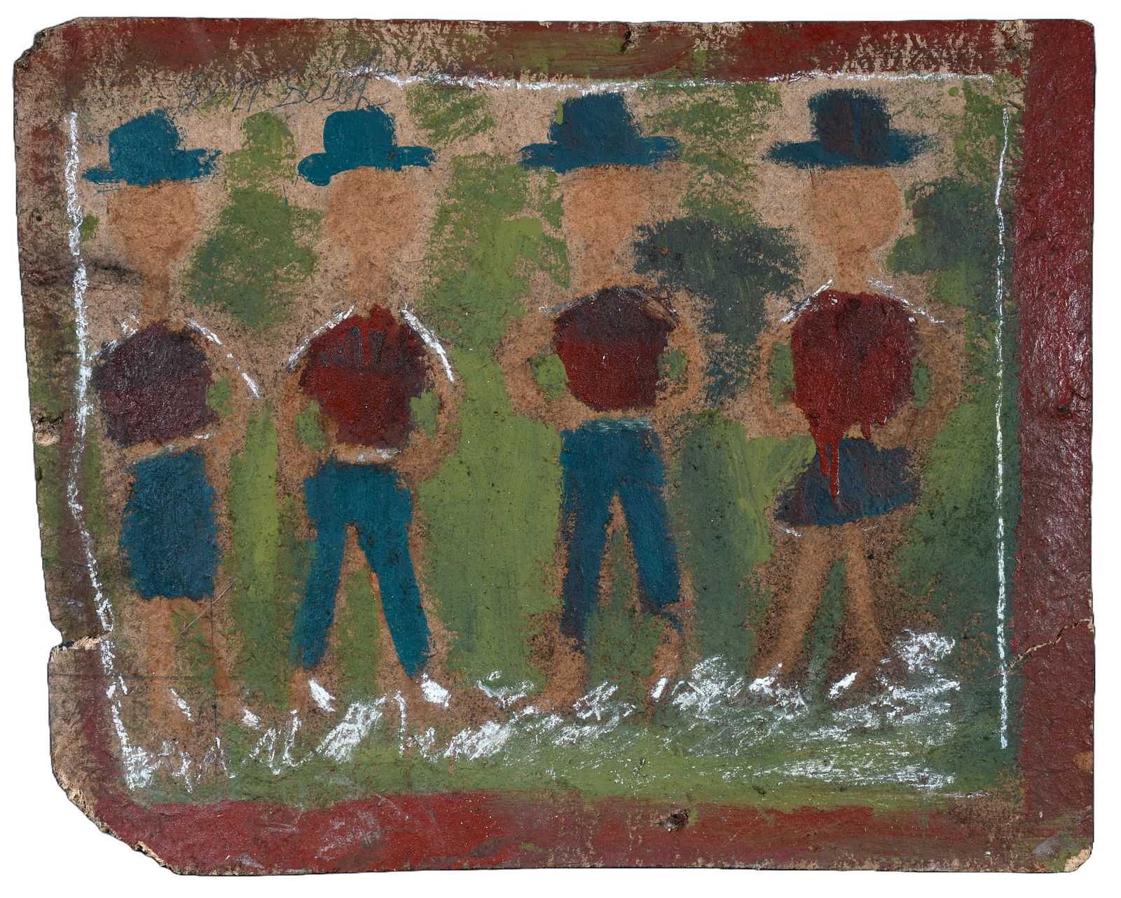 Jimmy Lee Sudduth. Two Couples. (1 of 4)