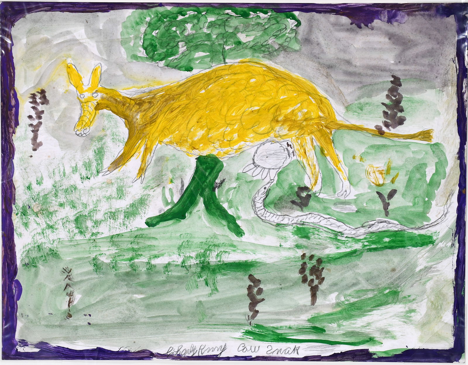 Charley Kinney. Cow Snak (sic). (1 of 2)