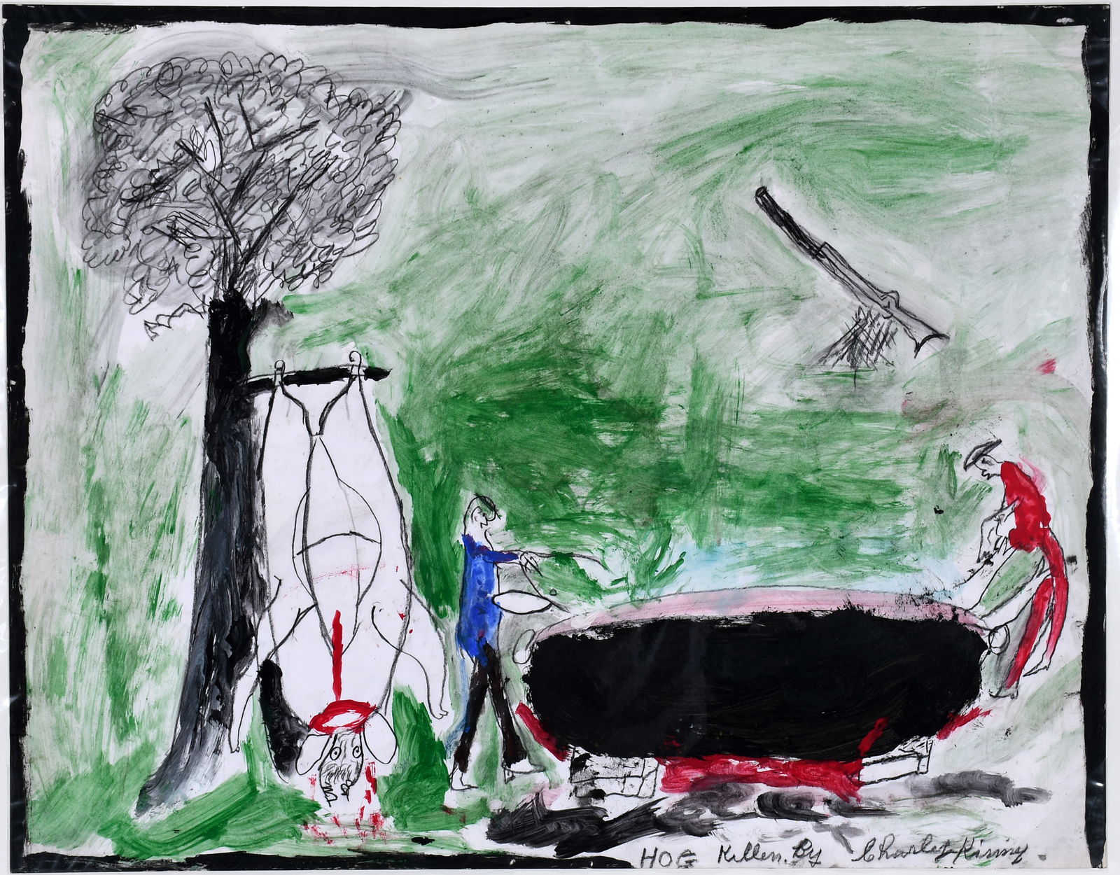 Charley Kinney. Hog Killen (sic). (1 of 2)