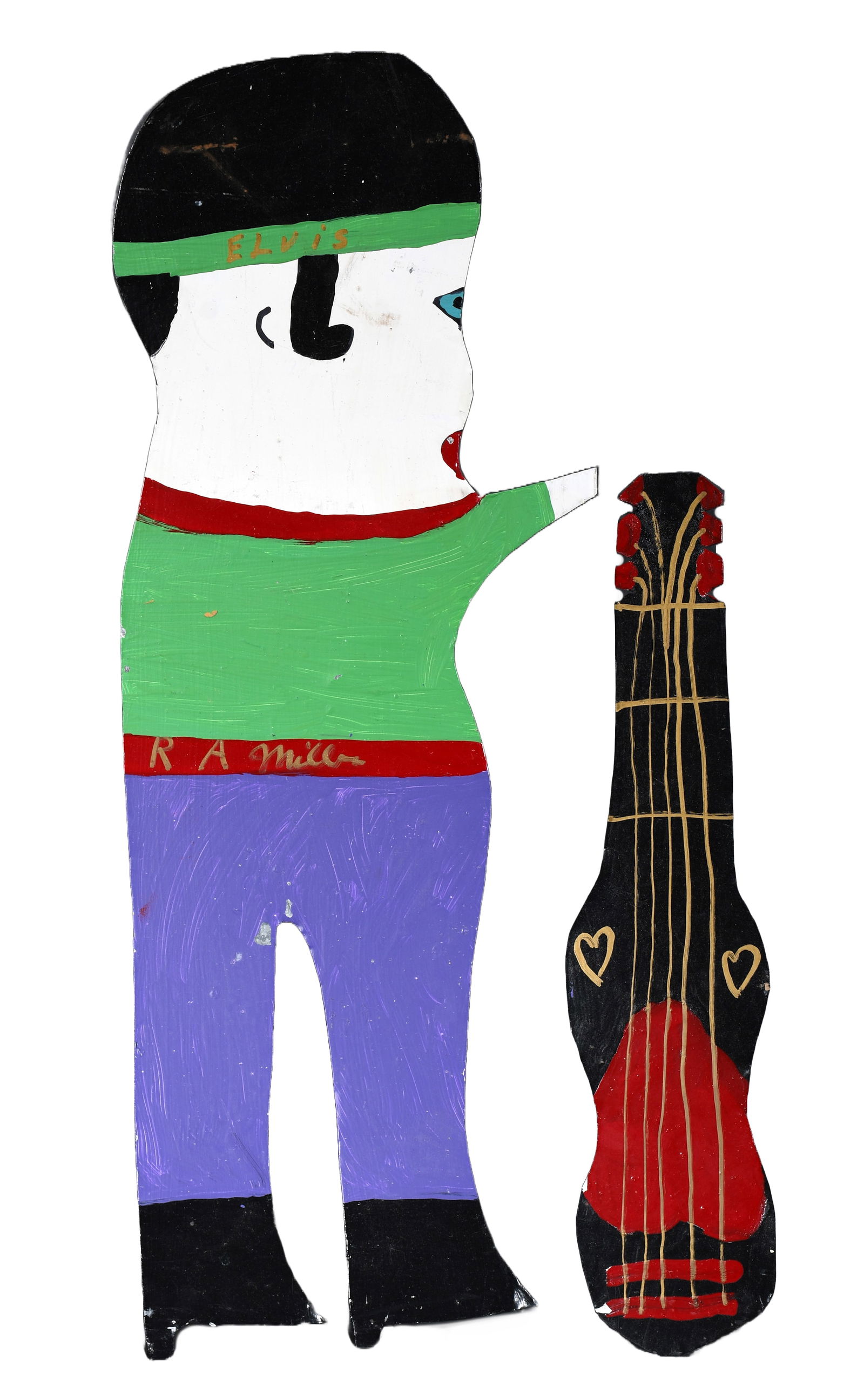 R.A. Miller. Elvis and Guitar. (1 of 2)