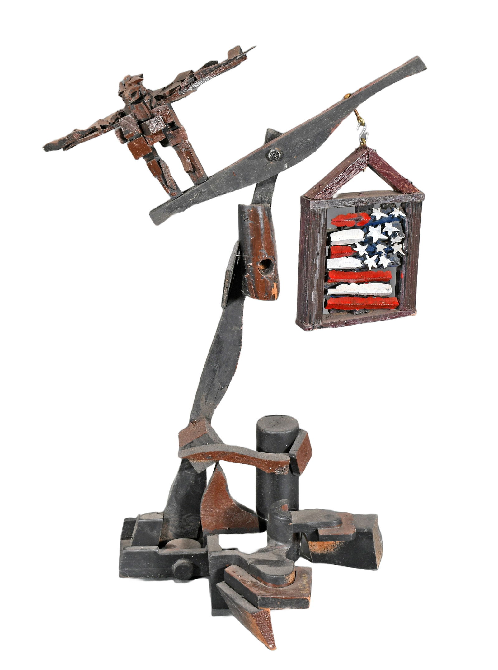 Ab The Flagman. American Eagle and Flag. (1 of 4)