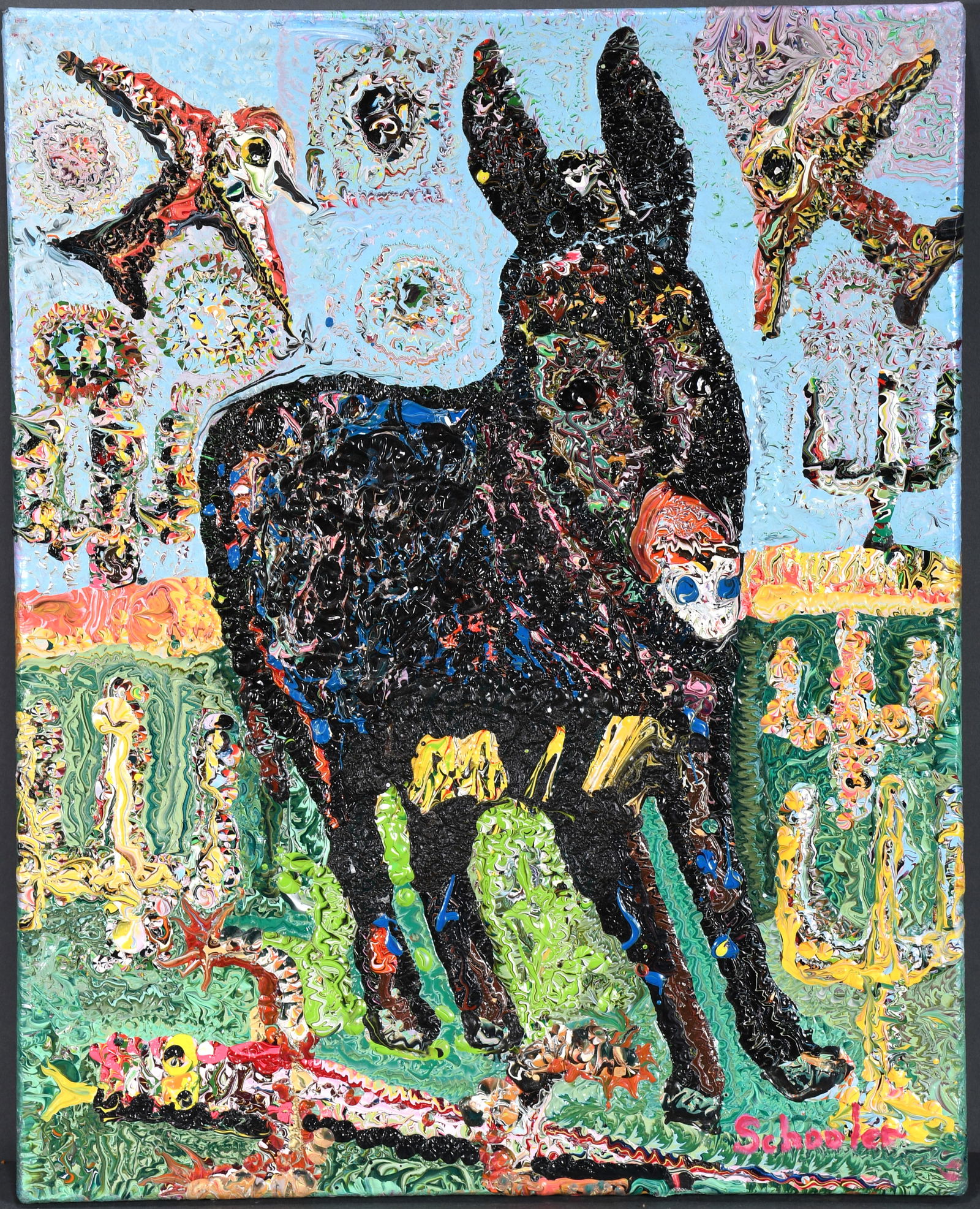 Jon Andrew Schooler. Donkey Lawn. (1 of 2)