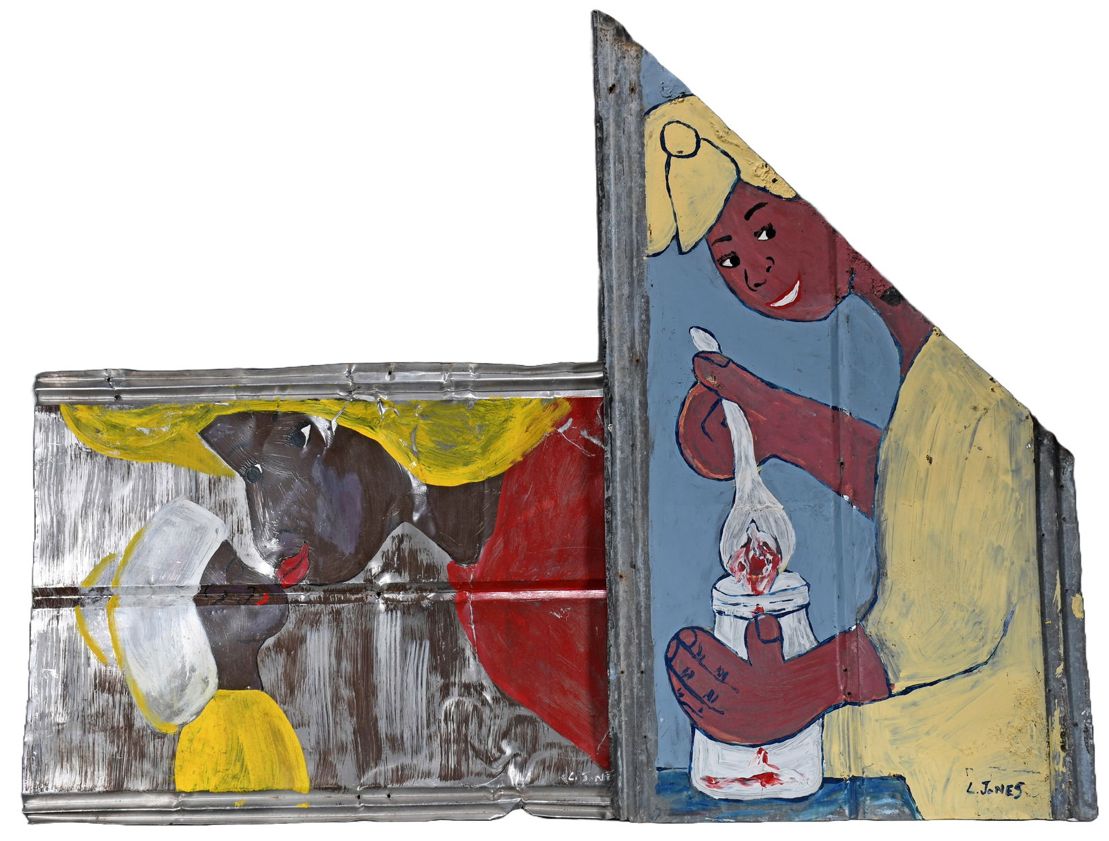 Leonard Jones. Two Paintings. (1 of 2)