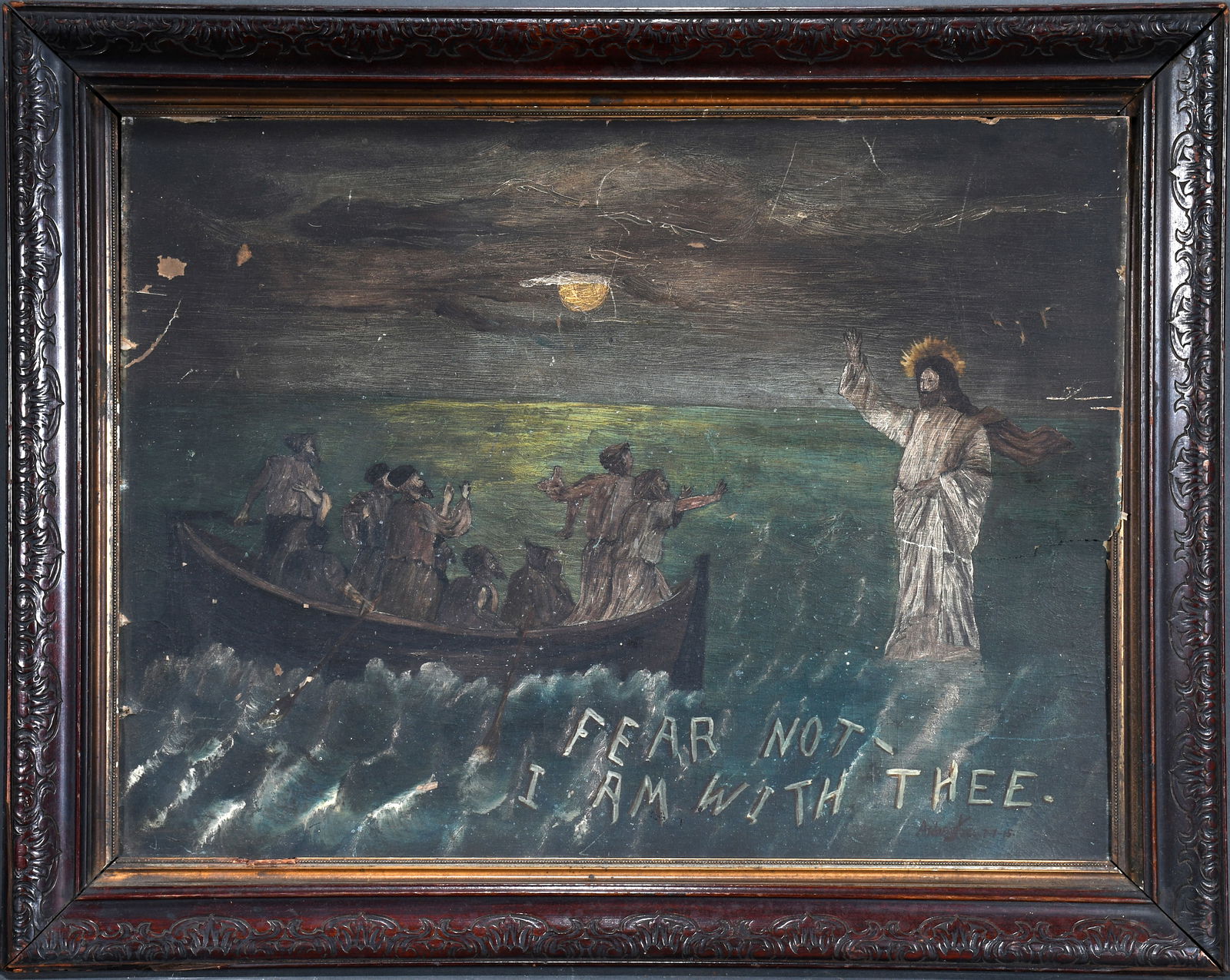 Unknown Religious Artist. Fear Not I Am With Thee. (1 of 4)