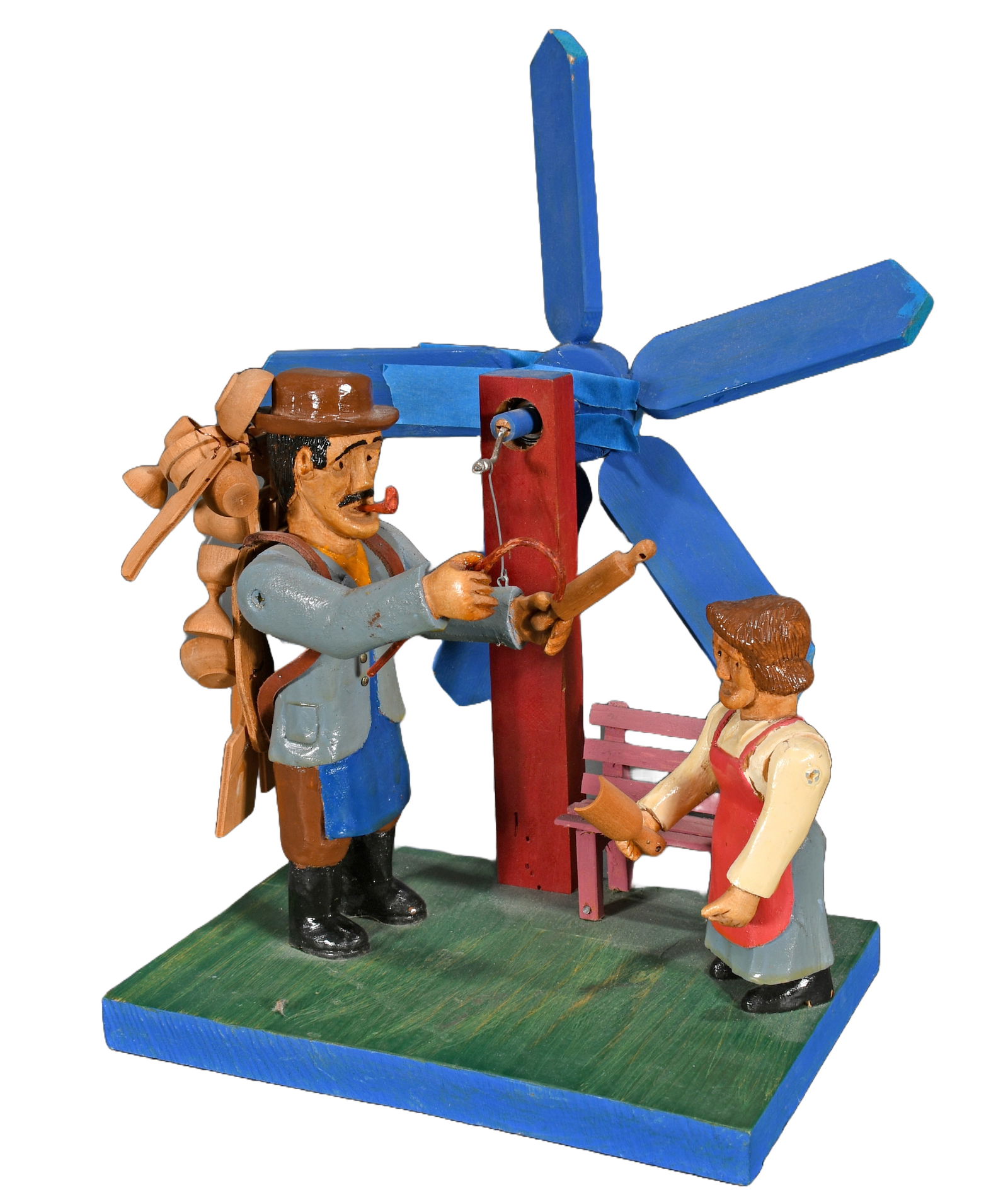 John Bambic. Traveling Salesman Whirligig. (1 of 5)