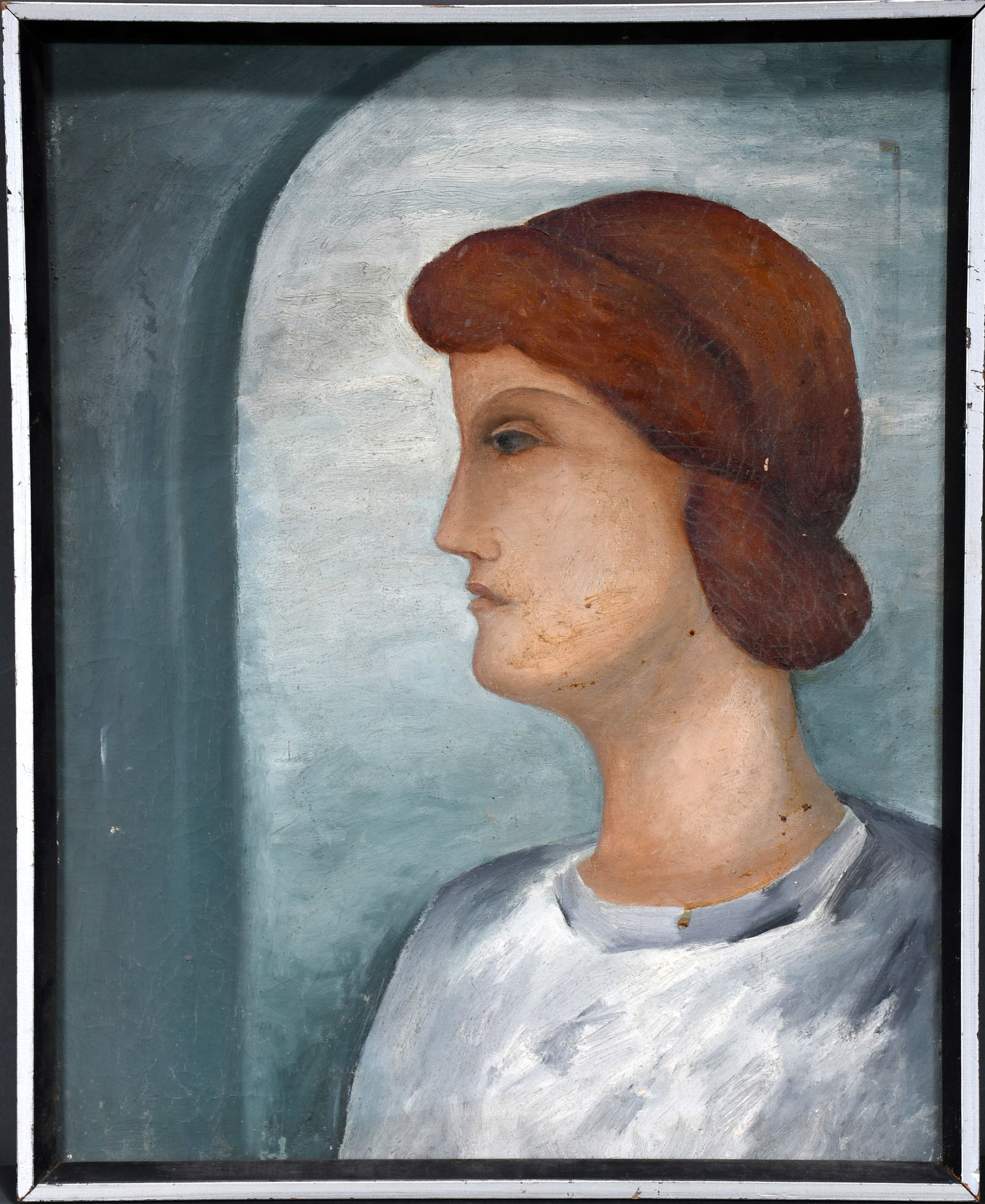 Typograph. Portrait of Red Head. (1 of 2)