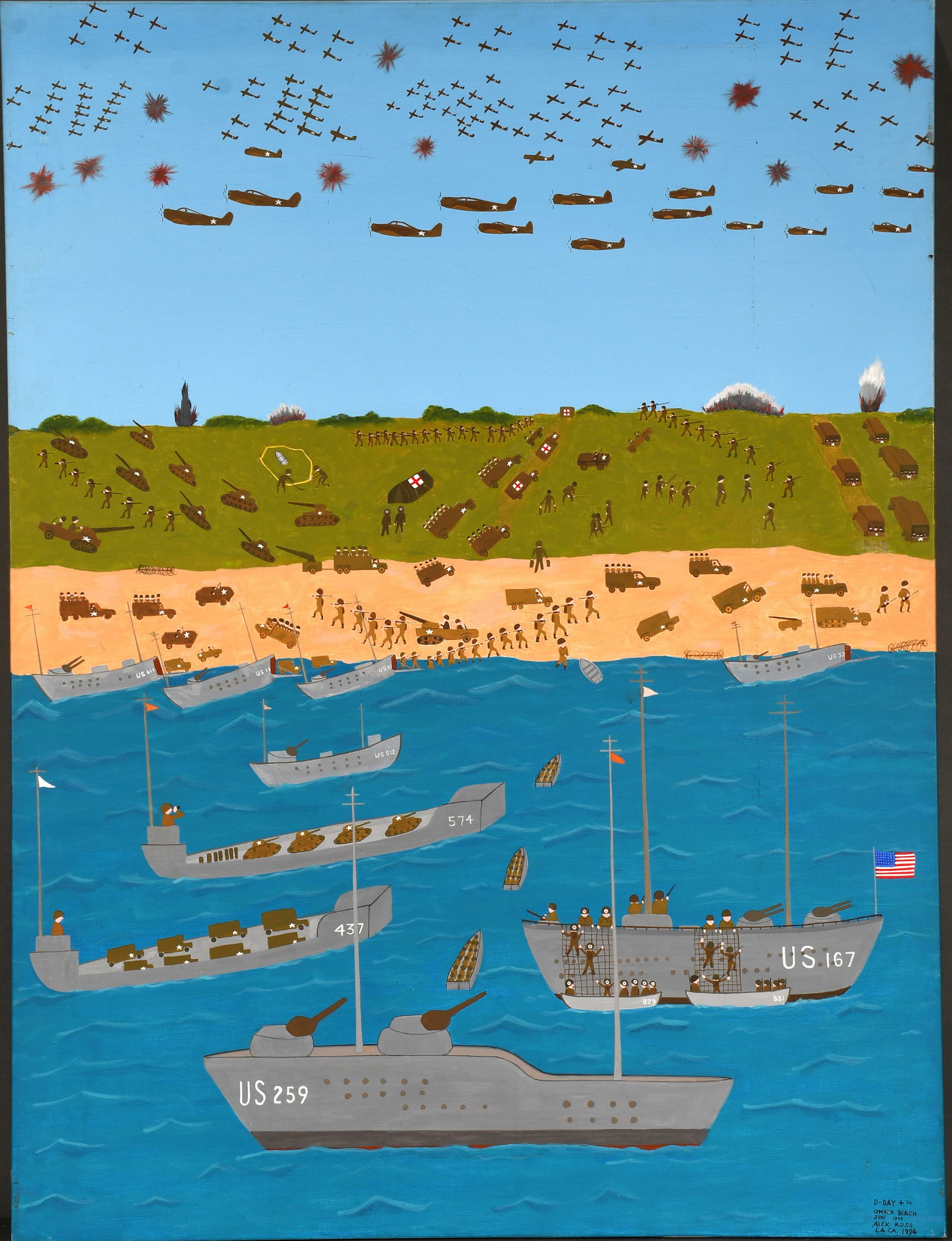 Alex Ross. D-Day - Omaha Beach. (1 of 6)