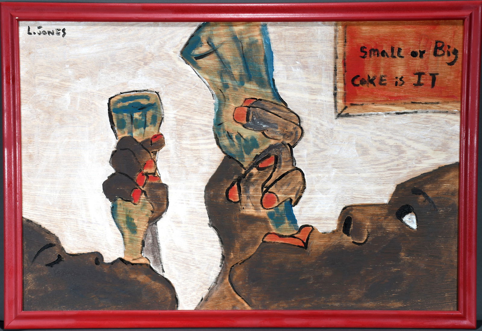 Leonard Jones. Small or Big, Coke Is It. (1 of 2)