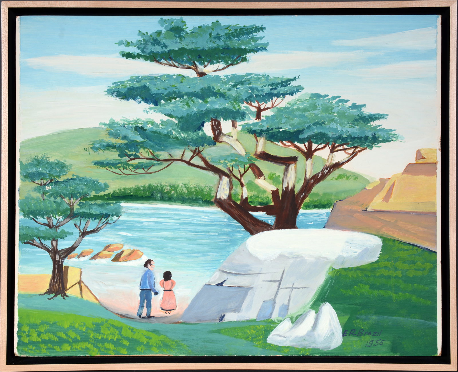 E.R. Brazil. Couple At Water’s Edge. (1 of 4)