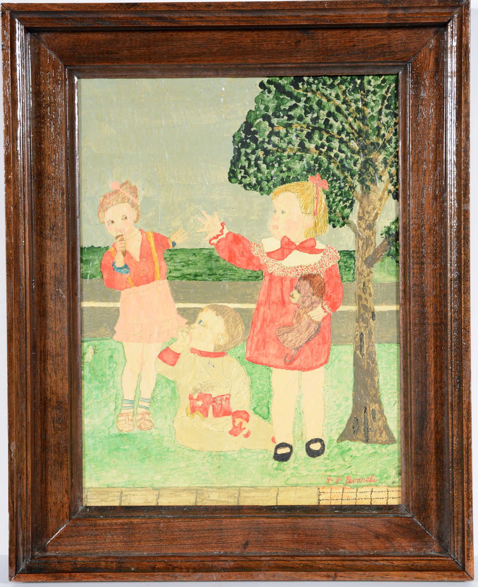 J.J. Pevarski. Three Children. (1 of 2)