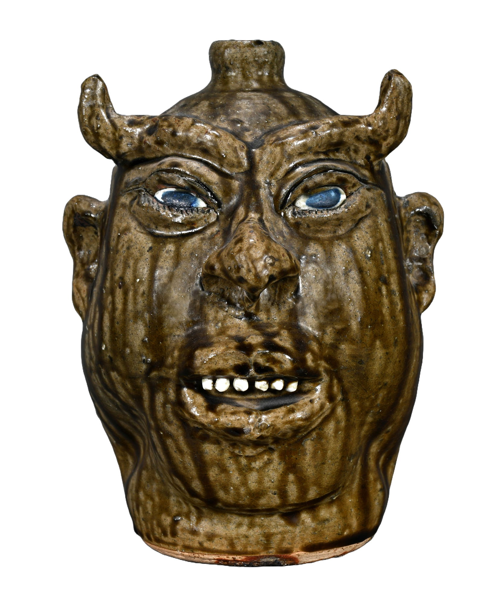 Lanier Meaders. Devil Face Jug. (1 of 8)