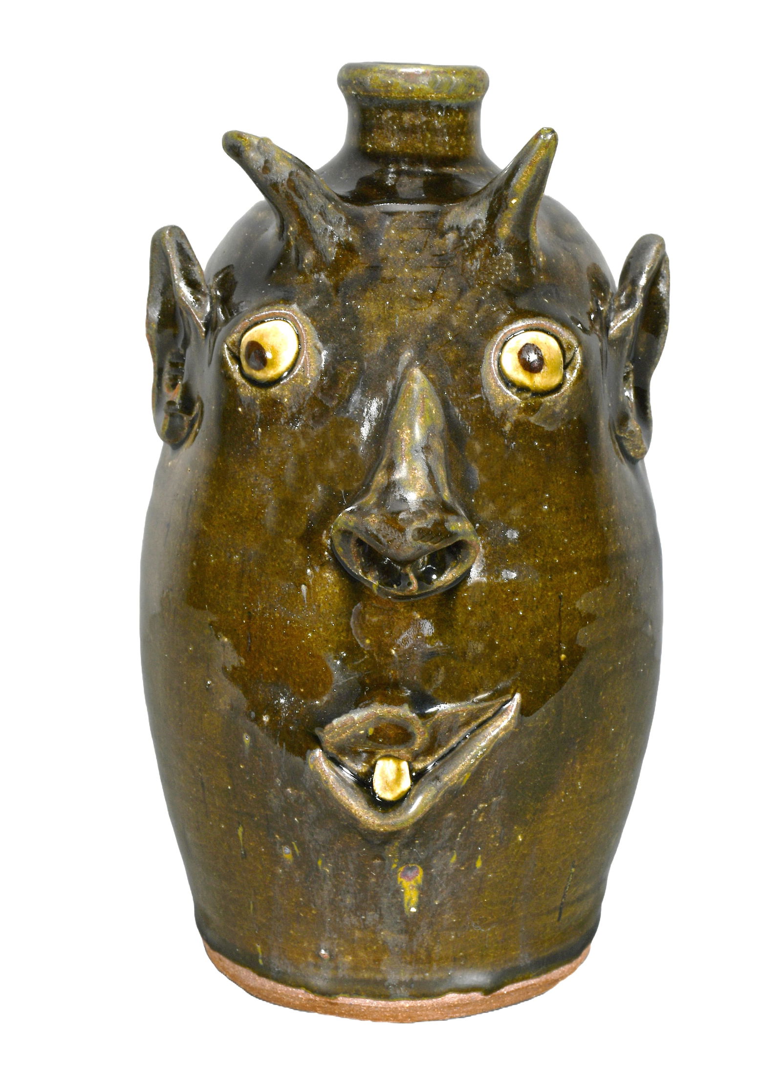David Meaders. Devil Face Jug. (1 of 5)
