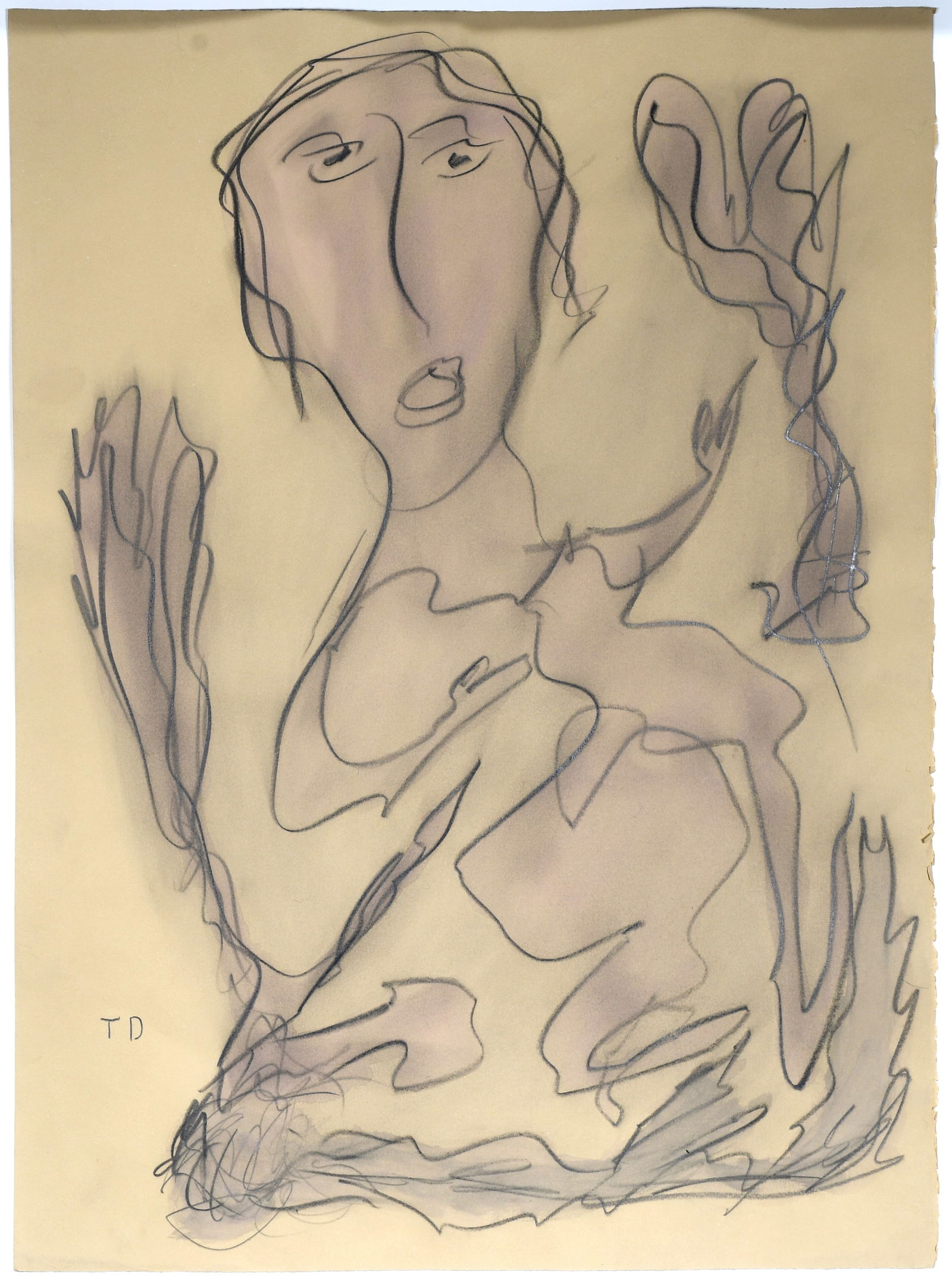 Thornton Dial. Seated Figure. (1 of 5)