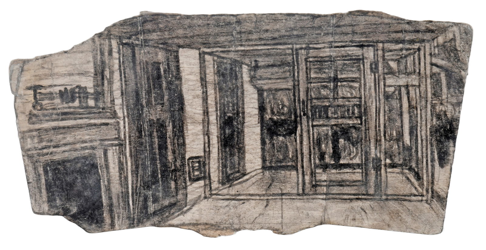 James Castle. Untitled (Porch With Wall Removed). (1 of 6)