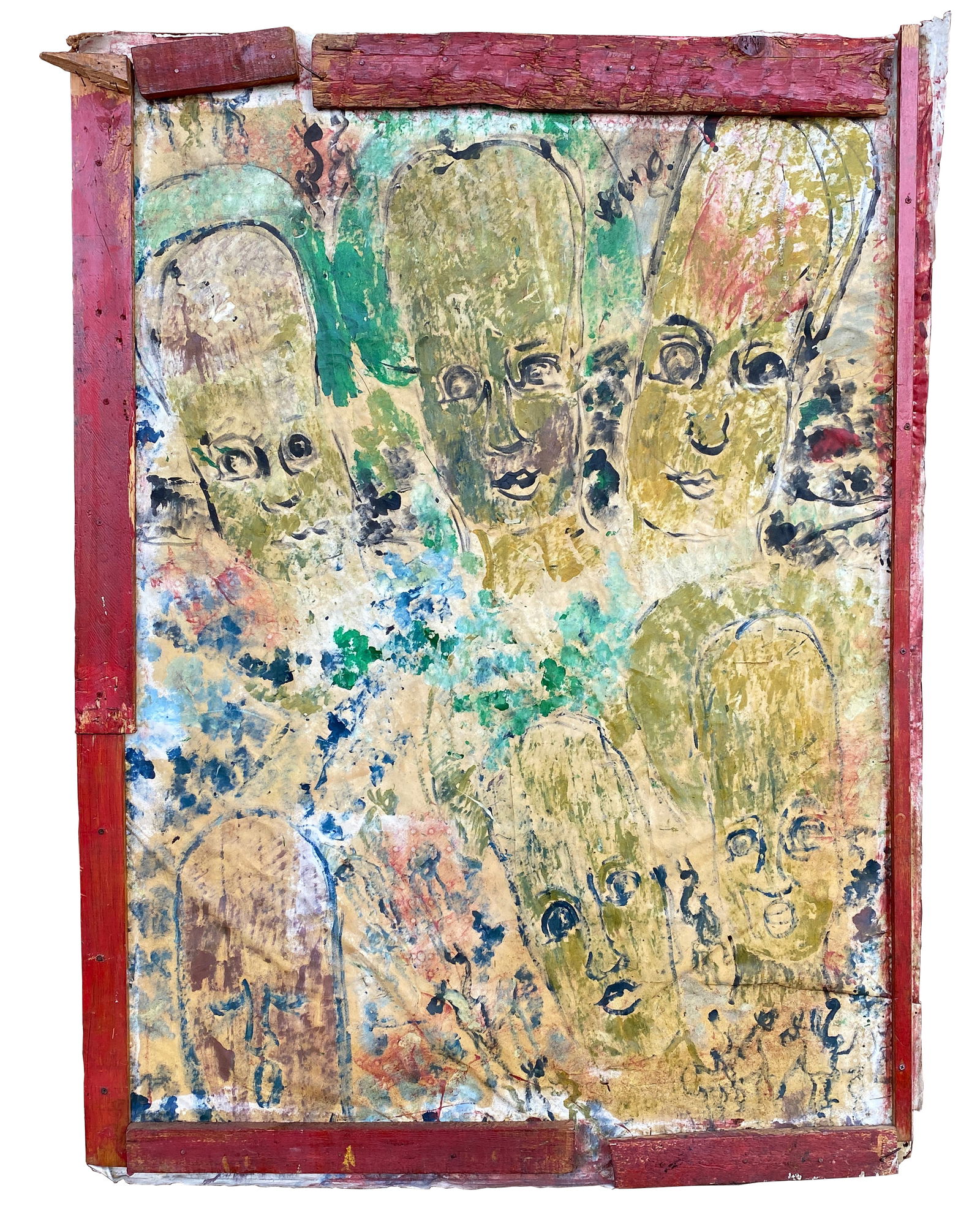 Purvis Young. Many Faces. (1 of 7)