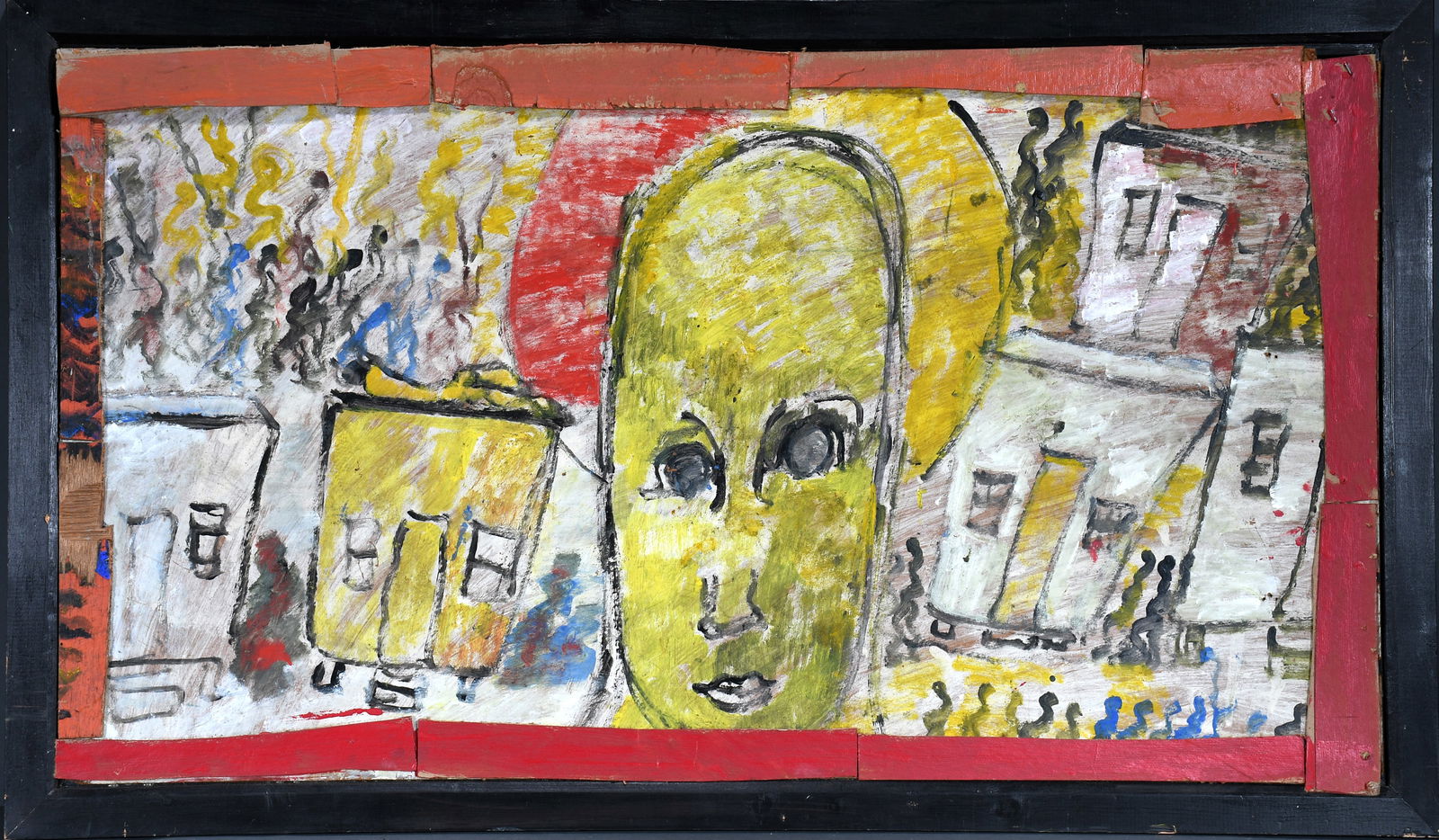 Purvis Young. Saint In Overtown. (1 of 2)