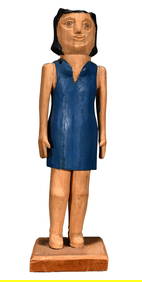 Edgar Tolson. Woman In Blue Dress. (1 of 9)
