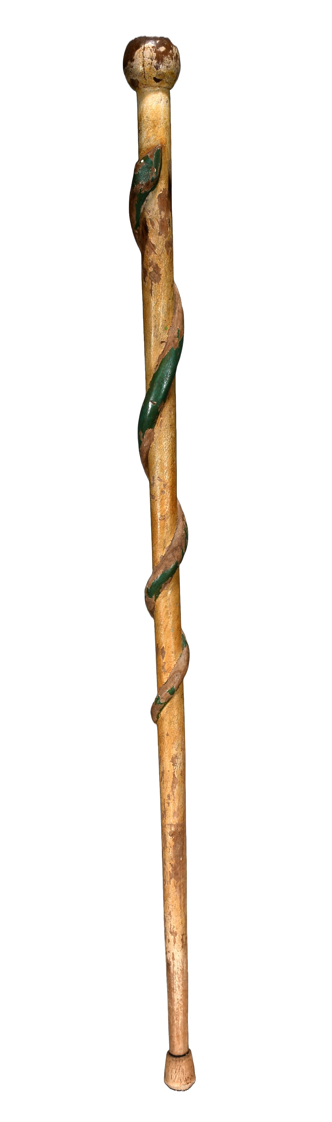Edgar Tolson. Green Snake Cane. (1 of 6)