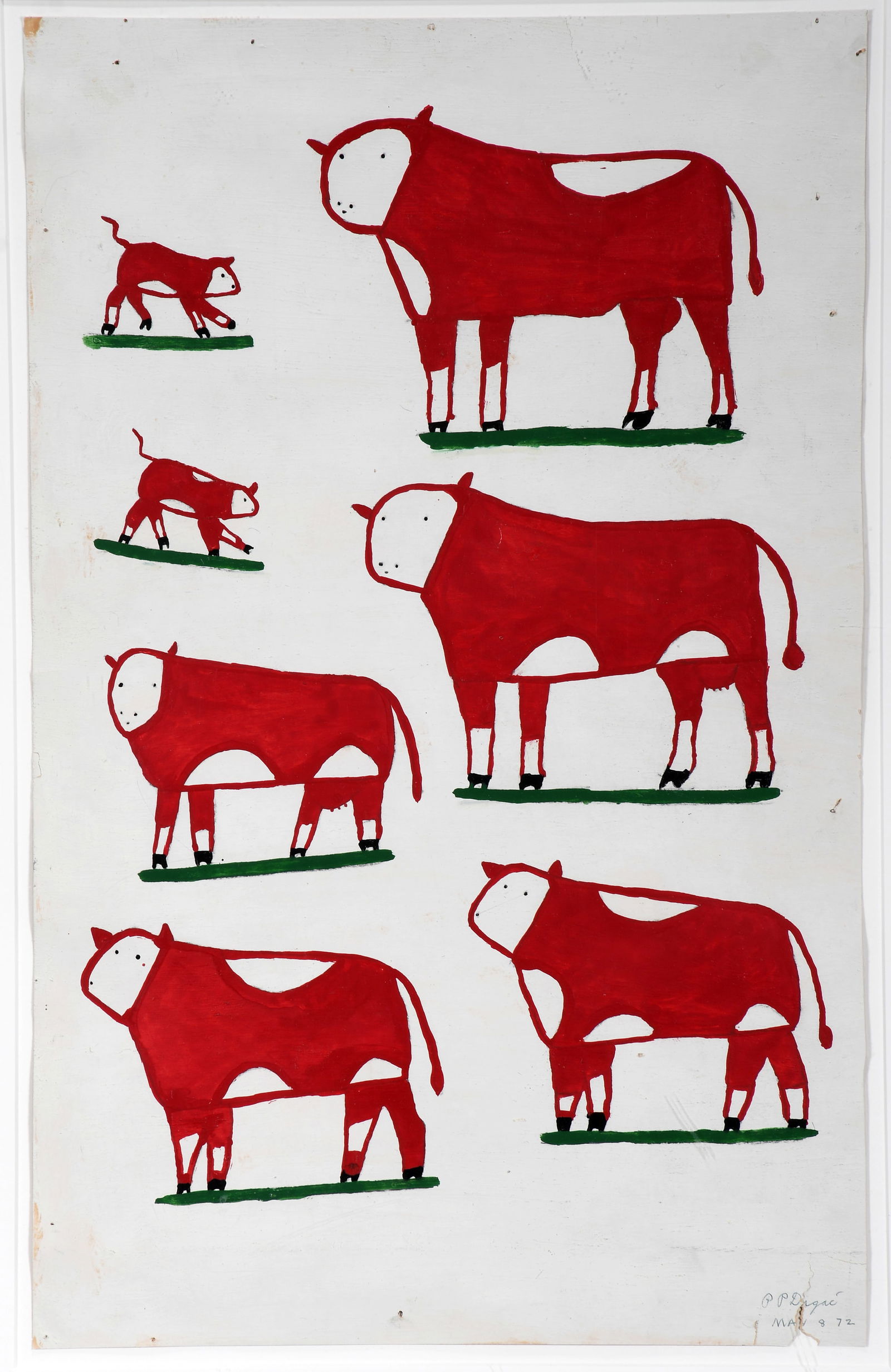 Uncle Pete Drgac. Red Cows. (1 of 10)