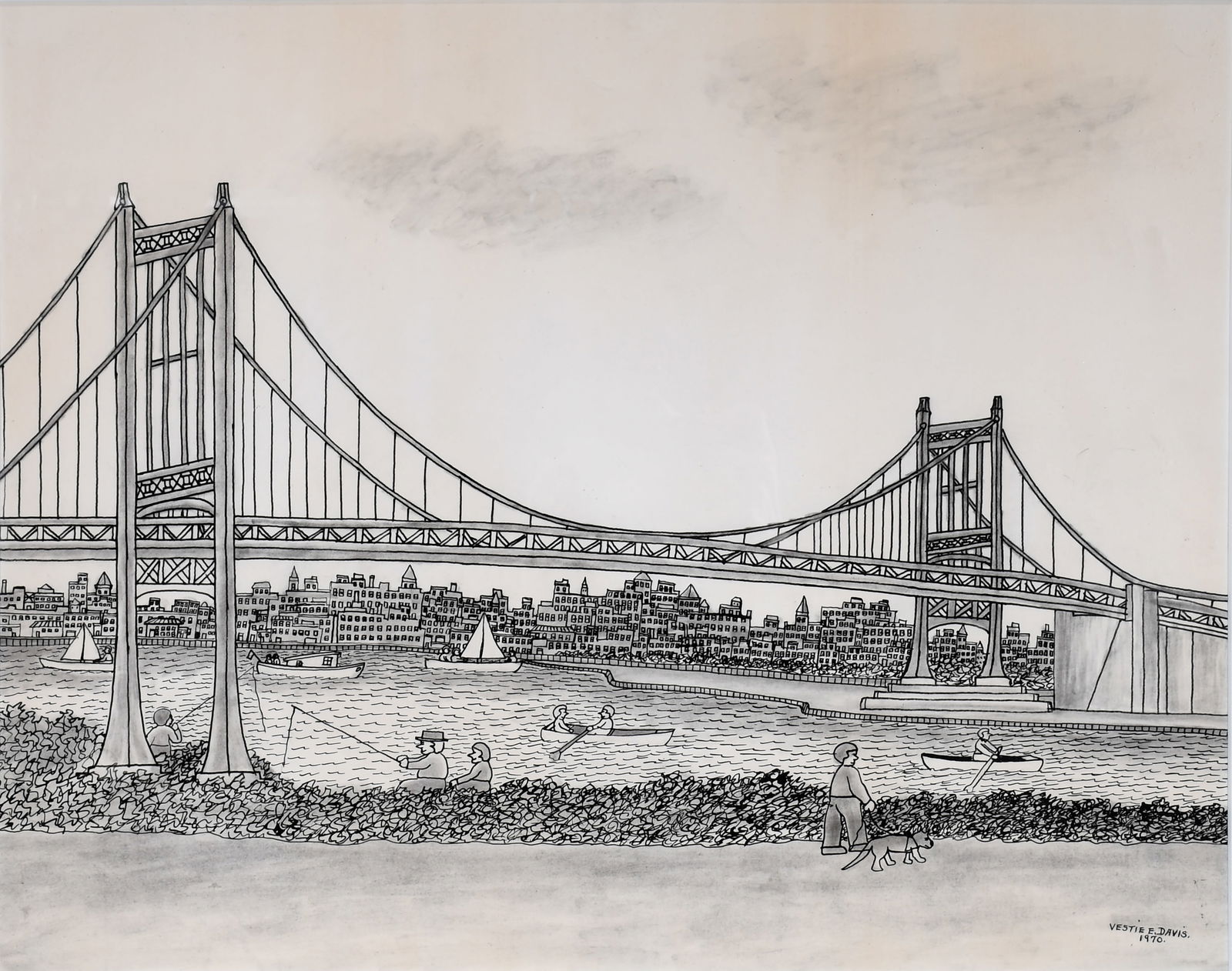 Vestie Davis. RFK Bridge. (1 of 8)