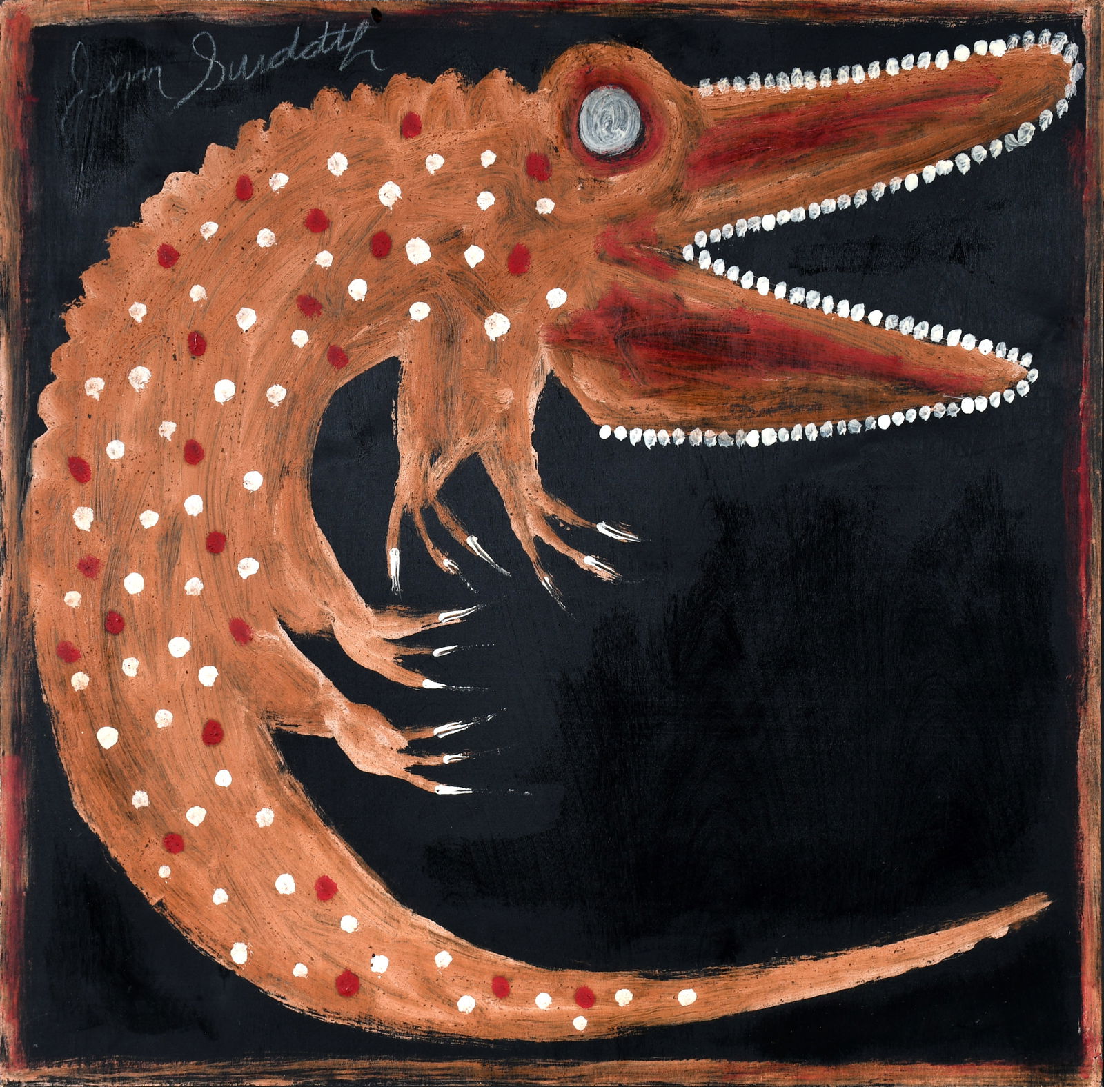 Jimmy Lee Sudduth. Alligator. (1 of 1)