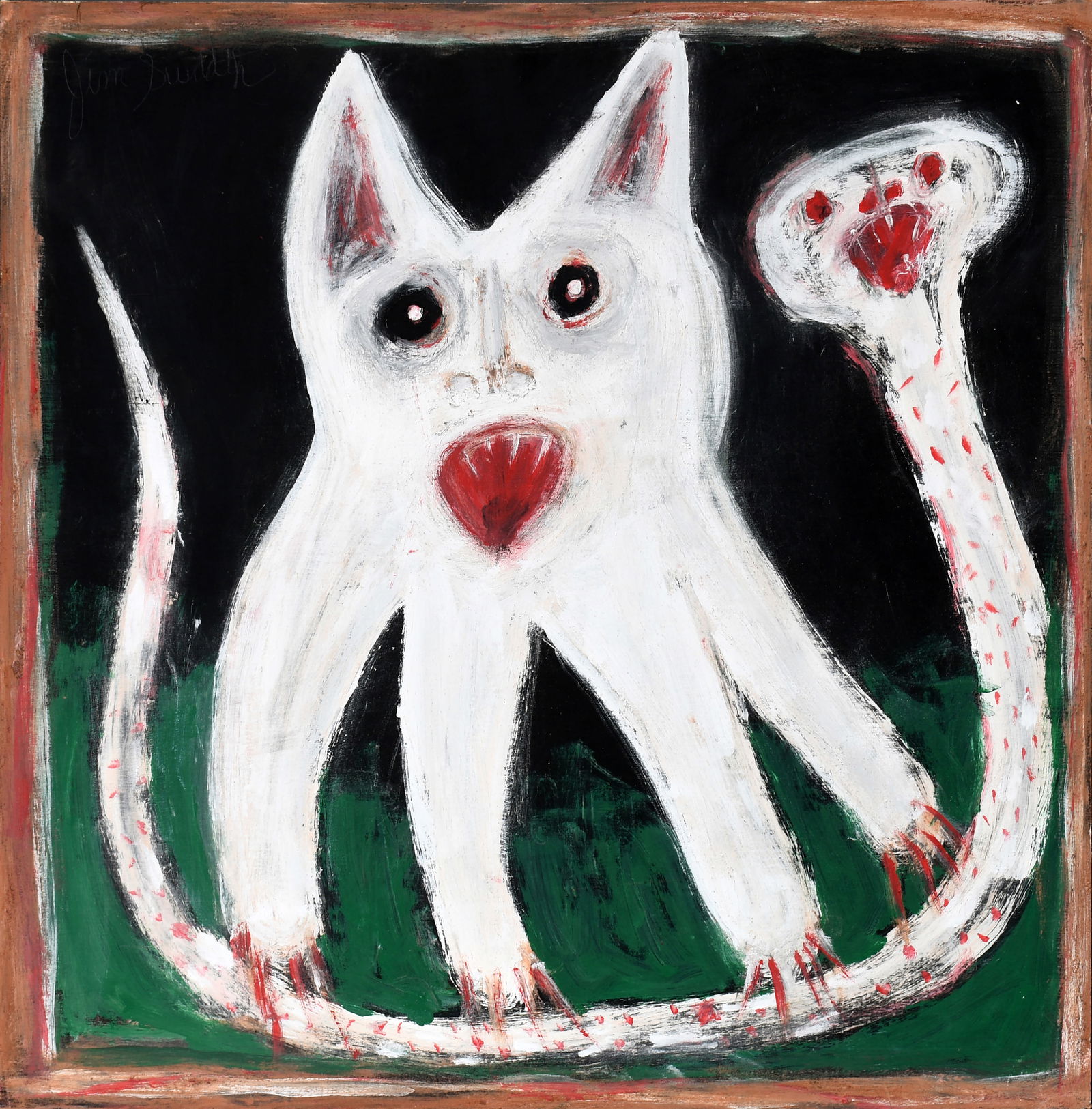 Jimmy Lee Sudduth. Toto With Snake. (1 of 2)