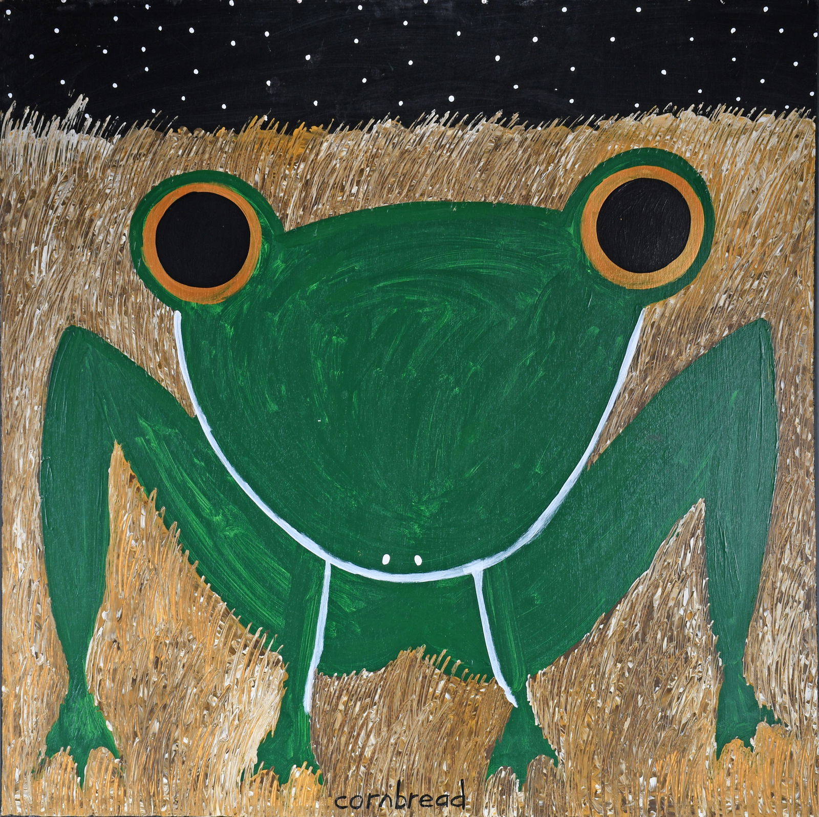 John 'Cornbread' Anderson. Tree Frog with Golden Eyes. (1 of 4)