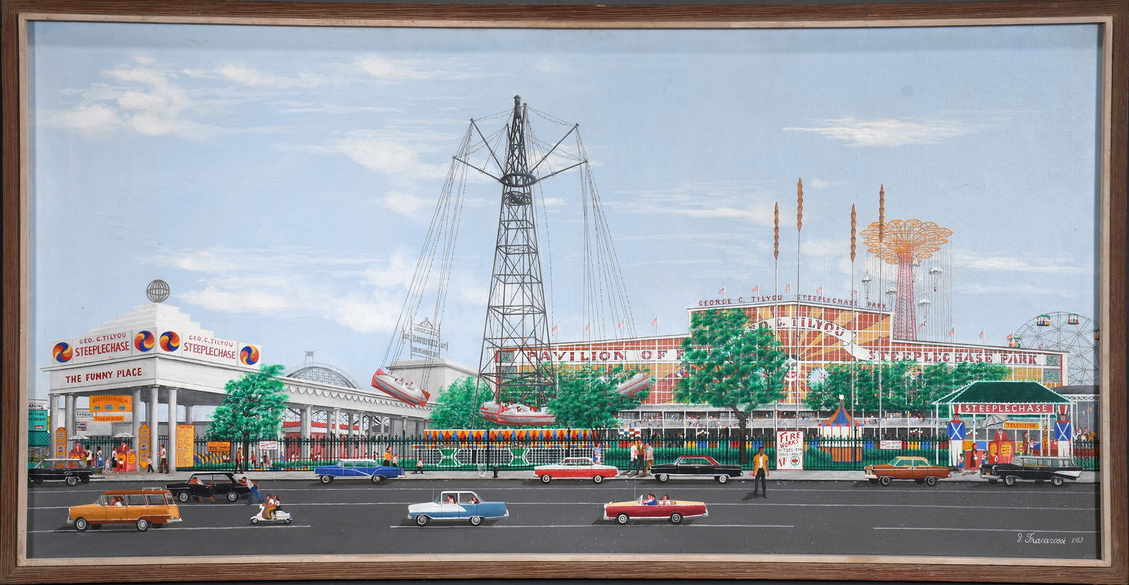 Joseph Fracarossi. Steeple Chase Pavilion - Coney Island. (1 of 8)