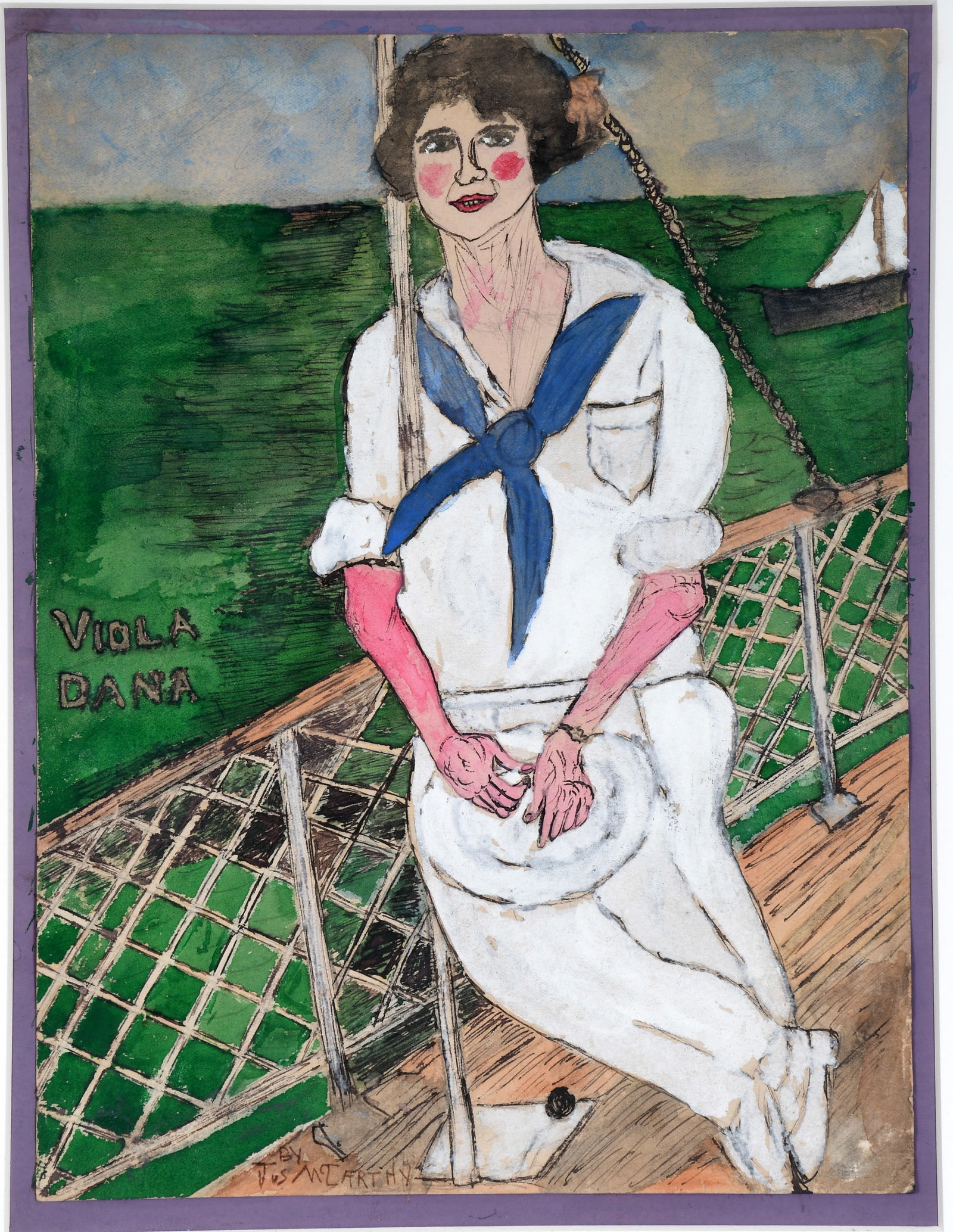 Justin McCarthy. Viola Dana. (1 of 3)