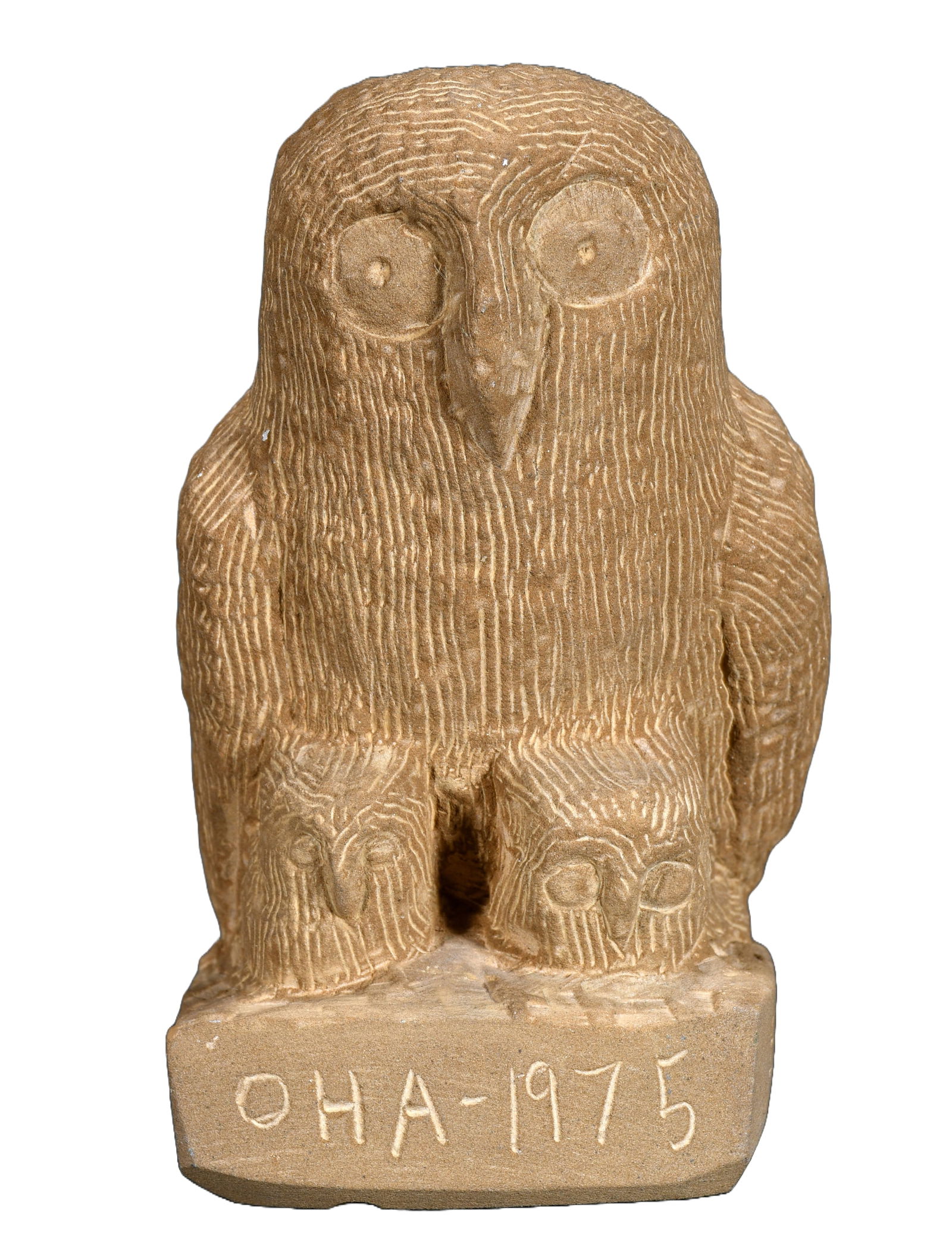 Ernest 'Popeye' Reed. Owl and Two Chicks. (1 of 9)