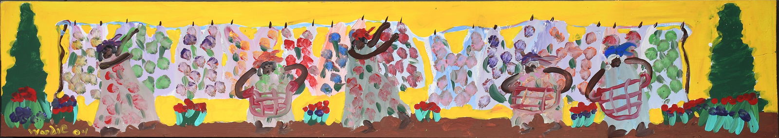 Woodie Long. Hanging Quilts. (1 of 5)