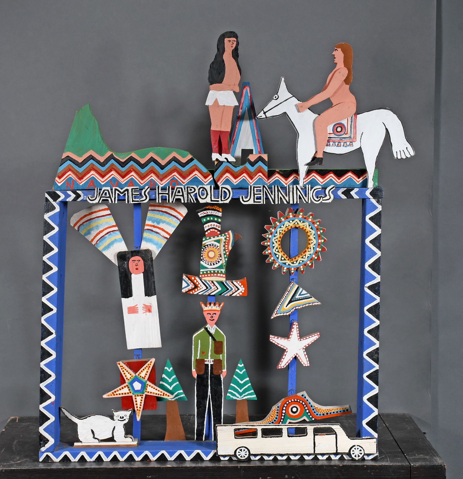 James Harold Jennings. 2 Works - Self-Portrait& Girl and Rider. (1 of 5)