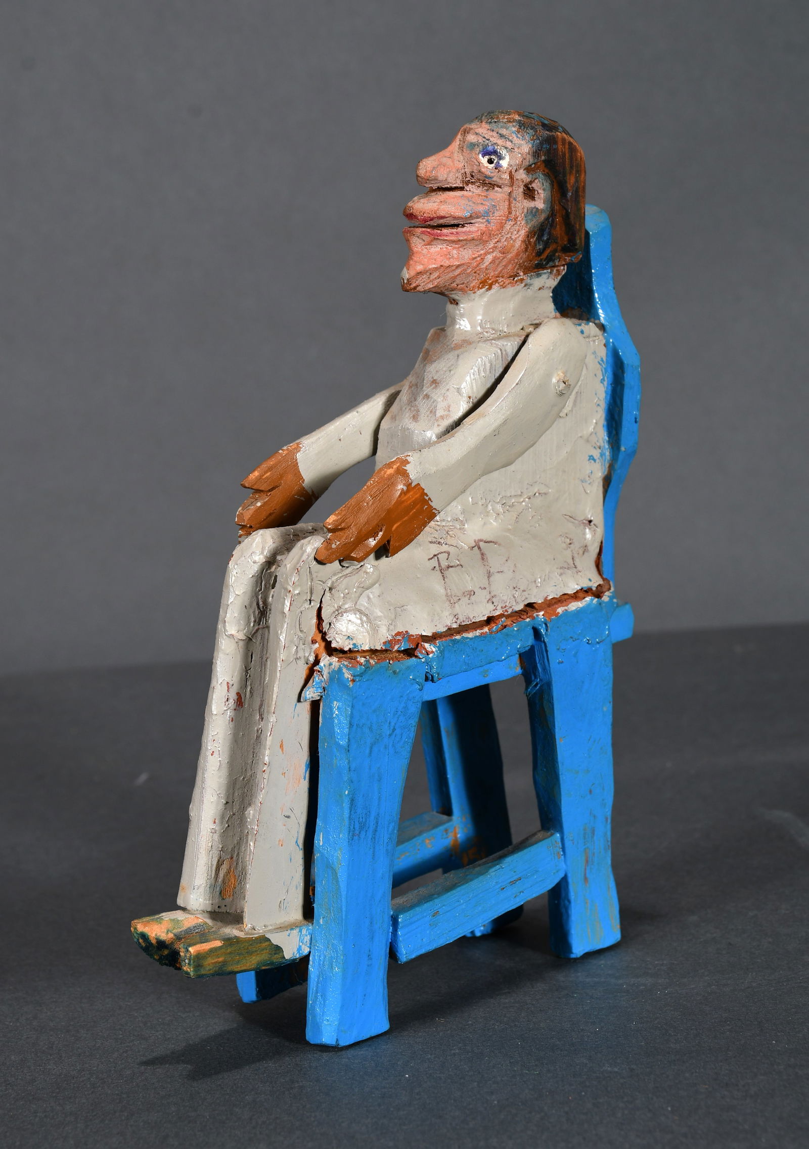 Elijah Pierce. Seated Man. (1 of 6)