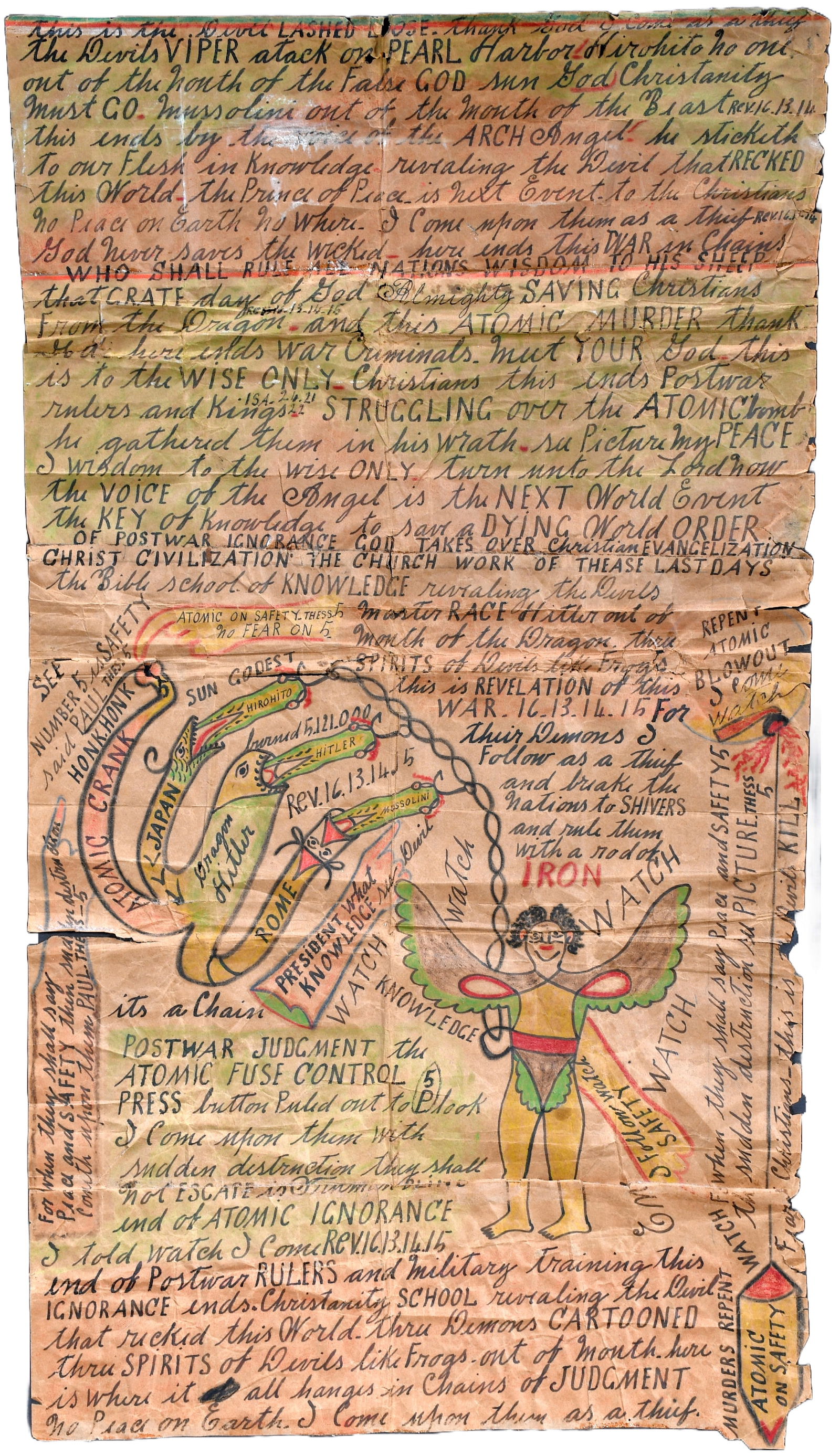 Anonymous Christian Manifesto Of The Nuclear Age. (1 of 8)