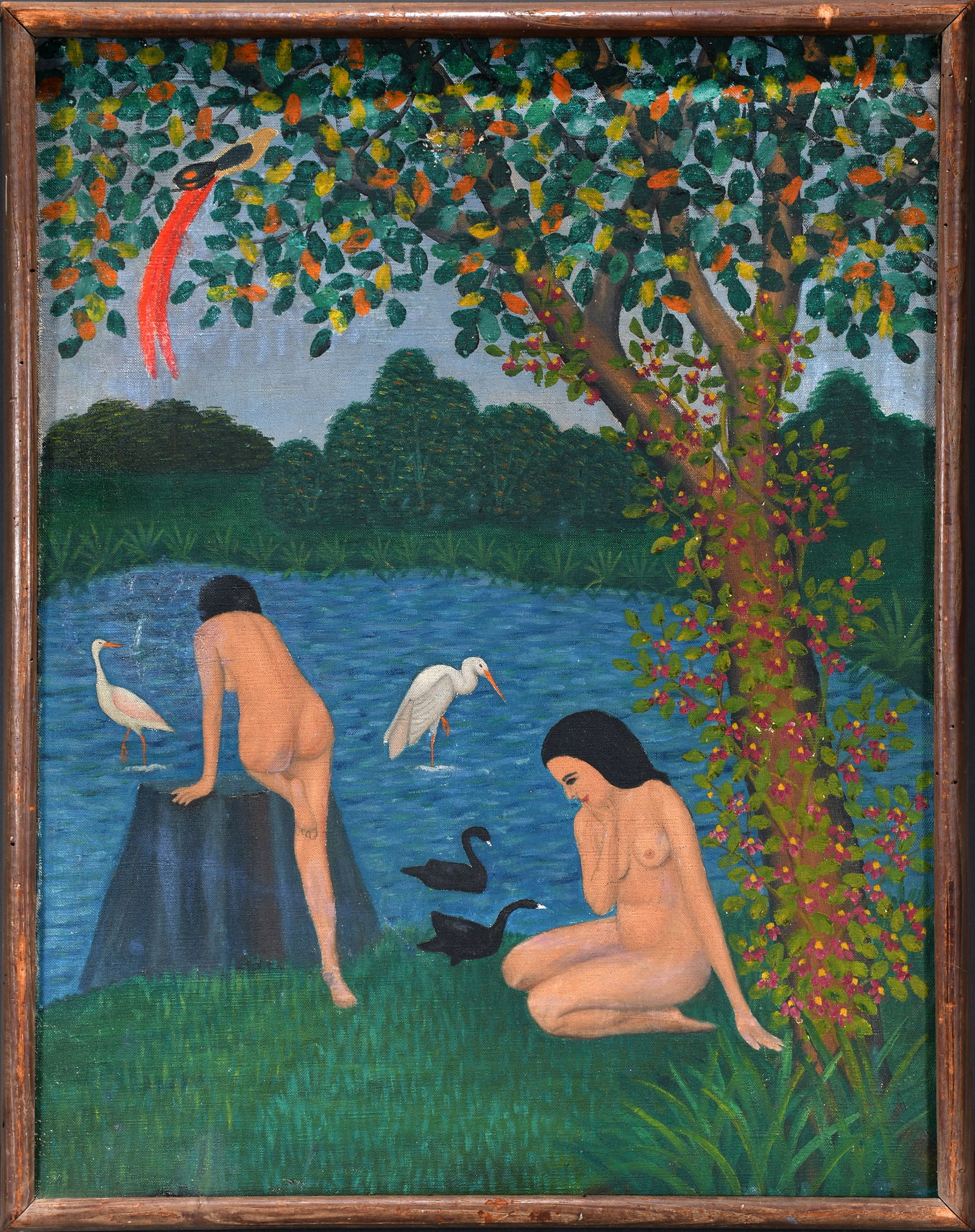 Lawrence Lebduska. Nudes At the Lake. (1 of 9)