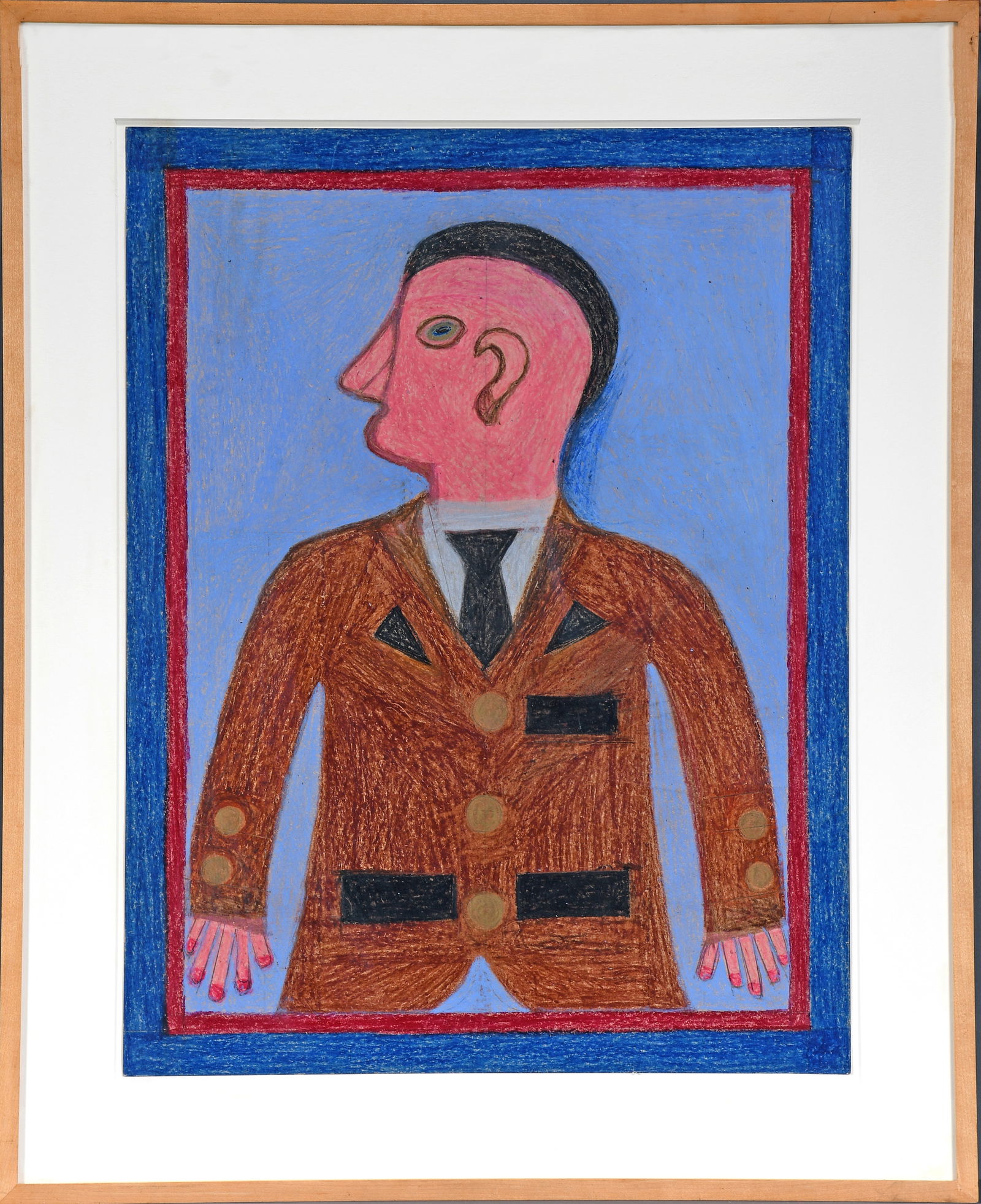 Eddie Arning. Man In Brown Suit. (1 of 4)