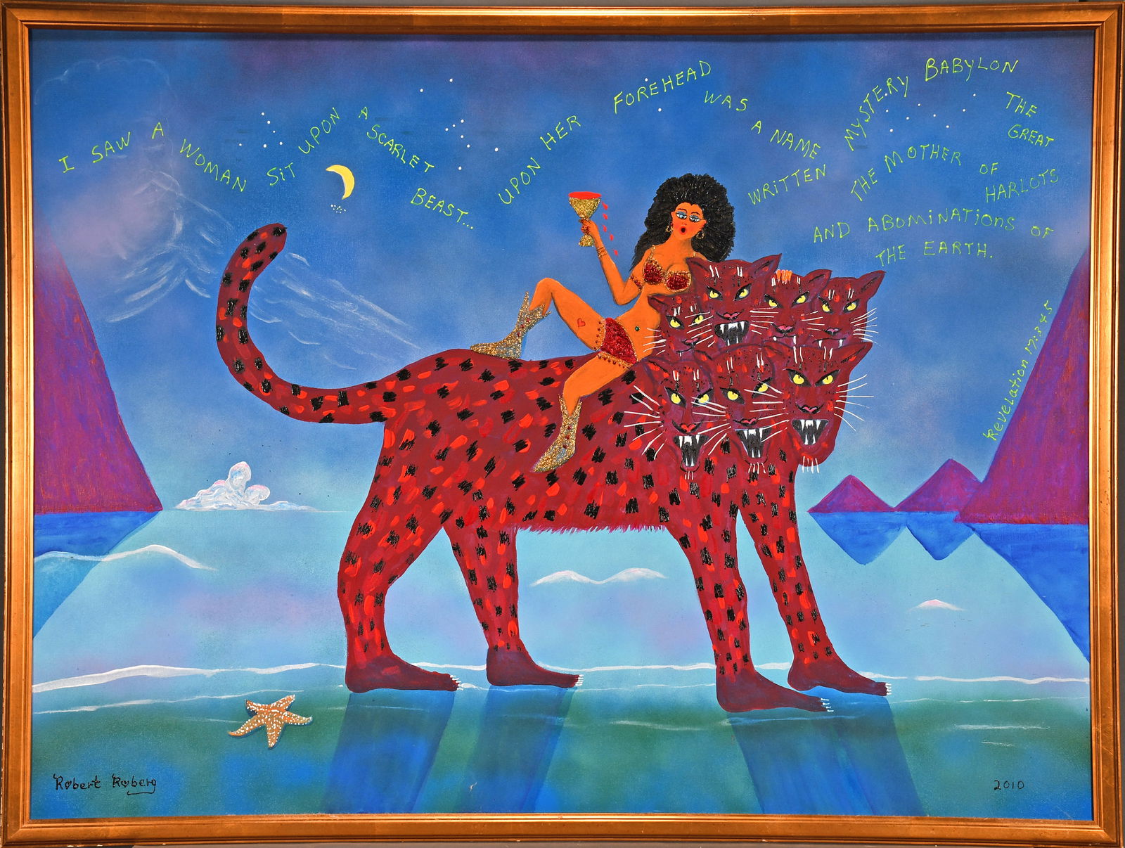 Robert Roberg. I Saw A Woman Sit Upon A Scarlet Beast. (1 of 4)