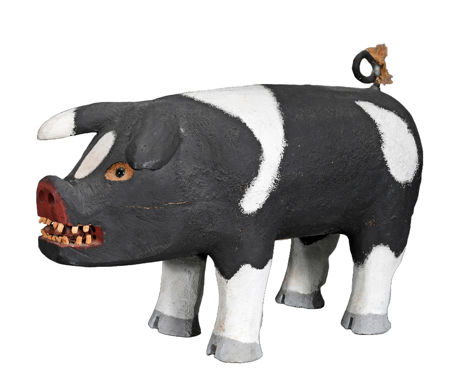 Leroy Archuleta. Black and White Pig. (1 of 7)