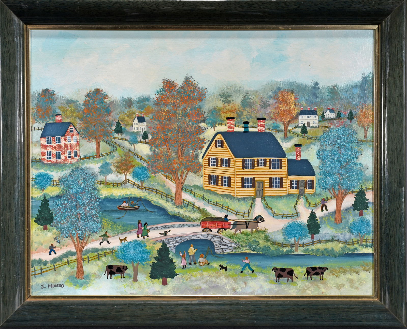 Janet Munro. Fishing By The Yellow House. (1 of 4)