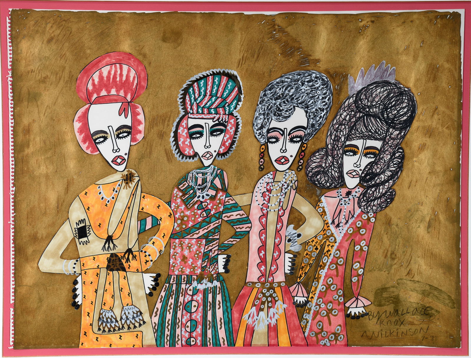 Knox Wilkinson. Four Ladies. (1 of 3)