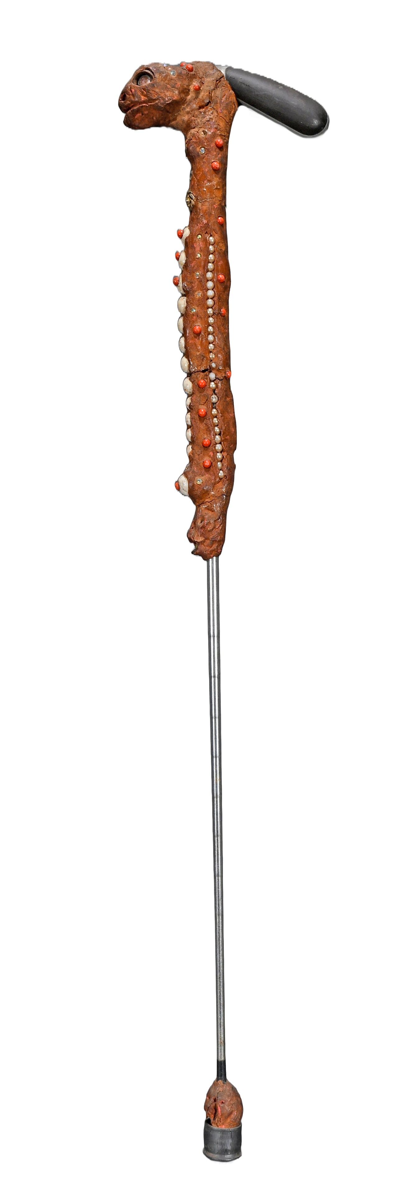 Stick Dog Bob. Snake Head Walking Cane. (1 of 10)