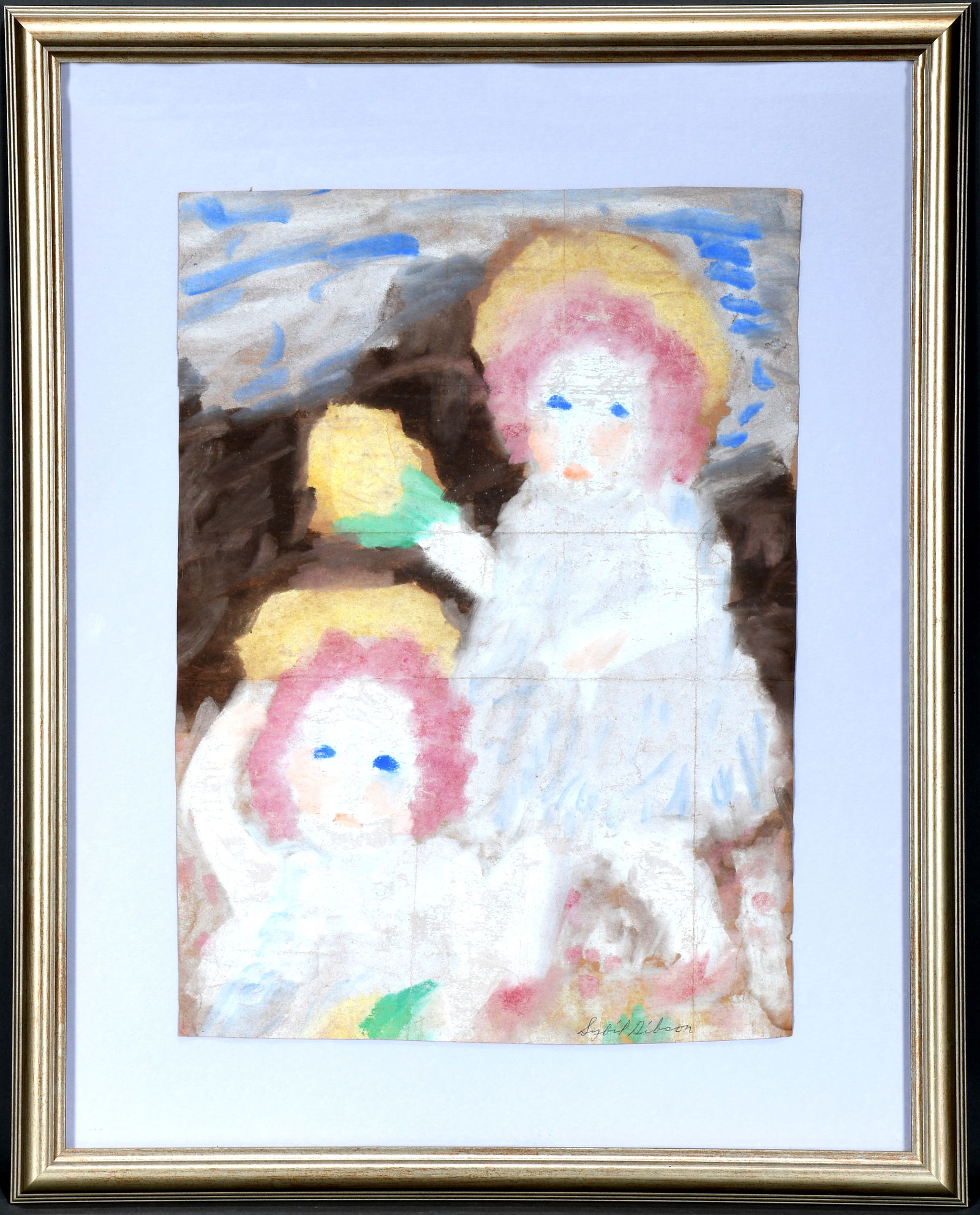 Sybil Gibson. Two Girls. (1 of 3)